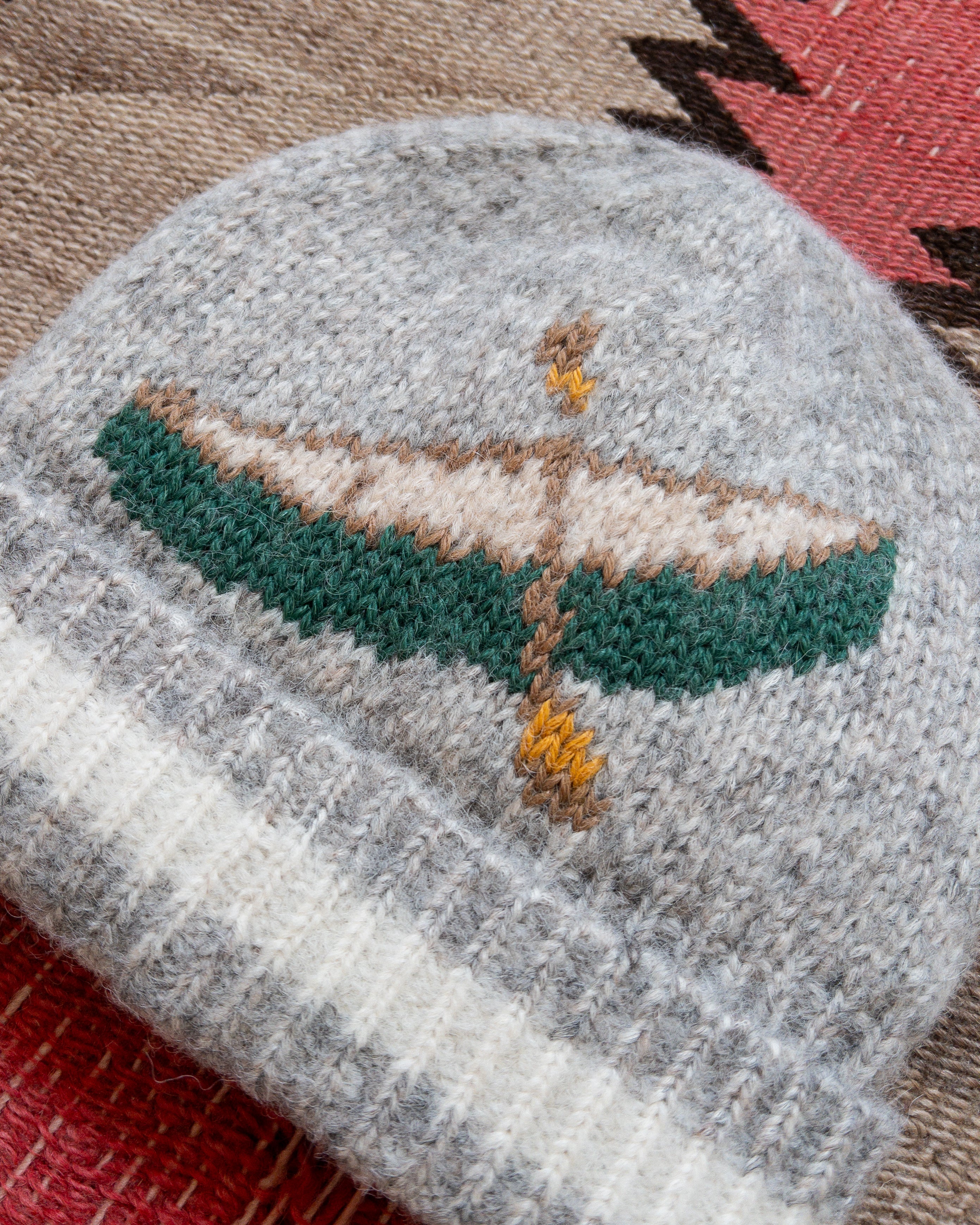 Alpaca Canoe Beanie - Seasalt - Image 2