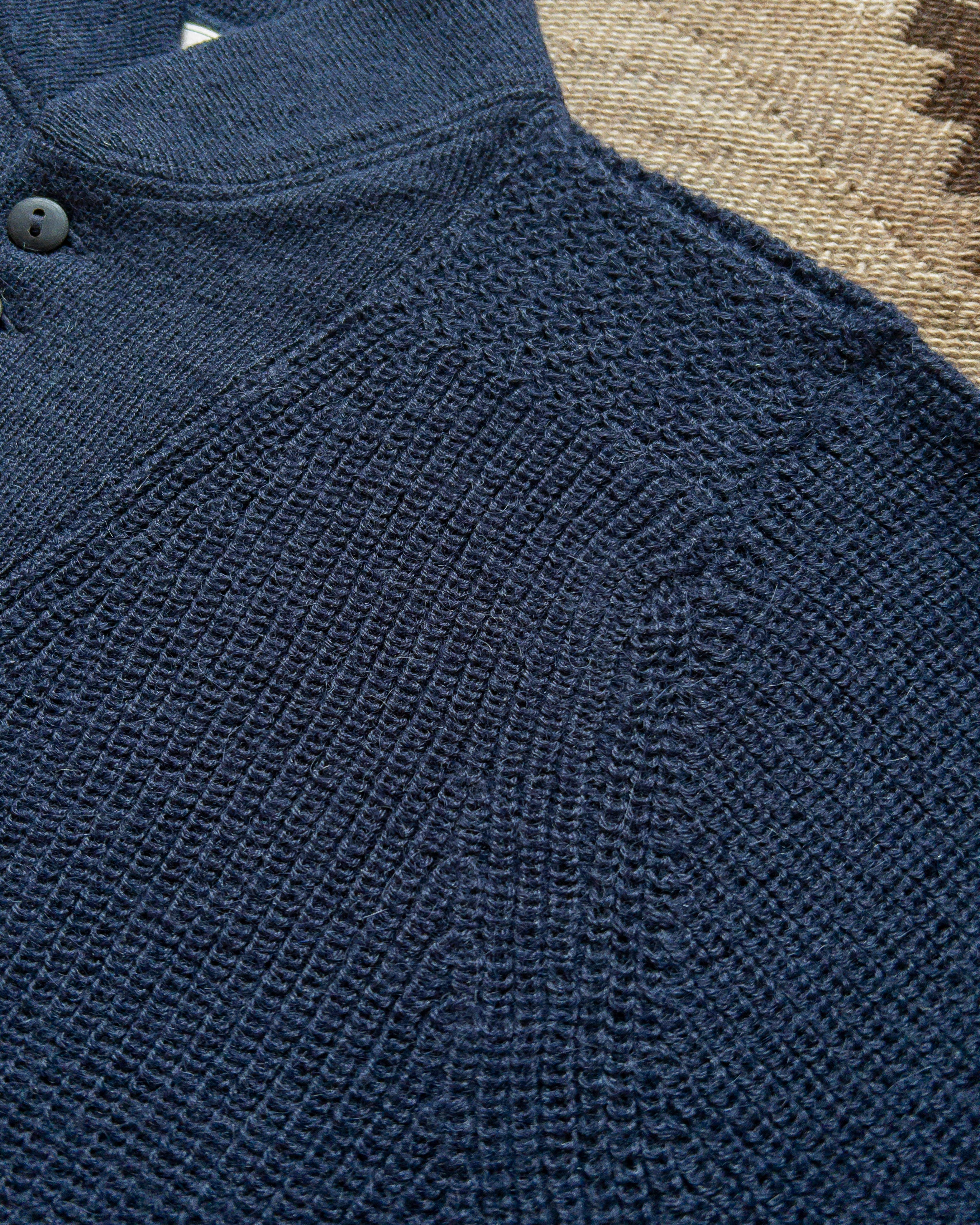 Alpaca Submariner Henley - Vintage Navy - Image 3