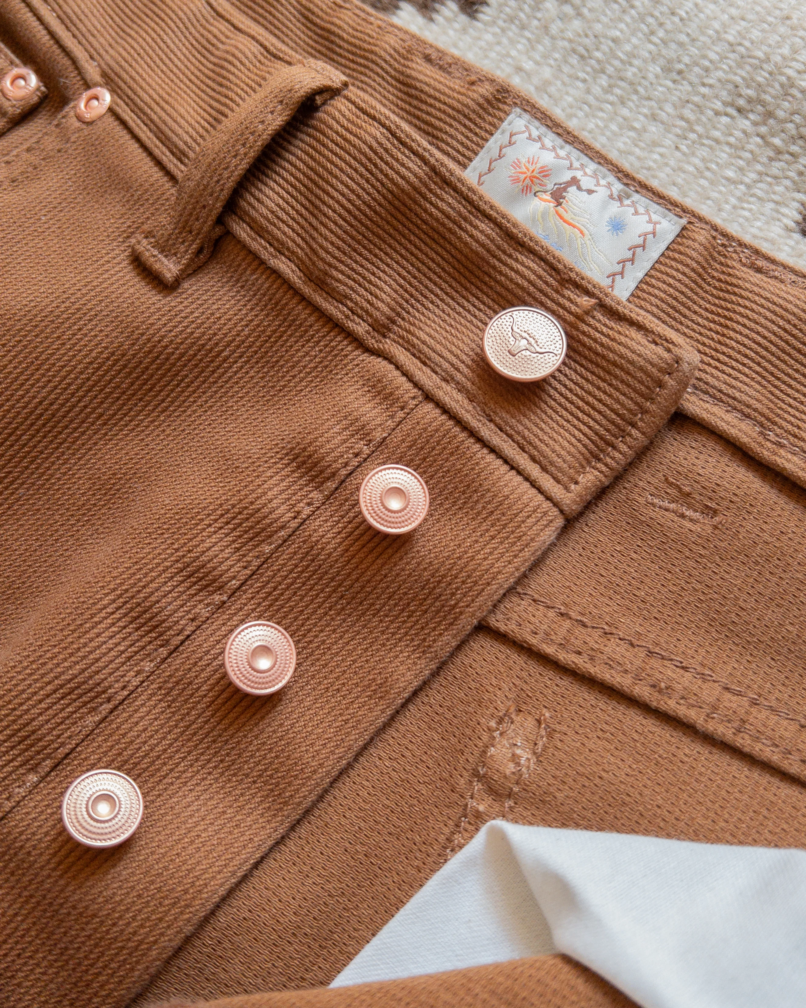 Bedford Cord Five Pocket Pants - Bay Brown - Image 4