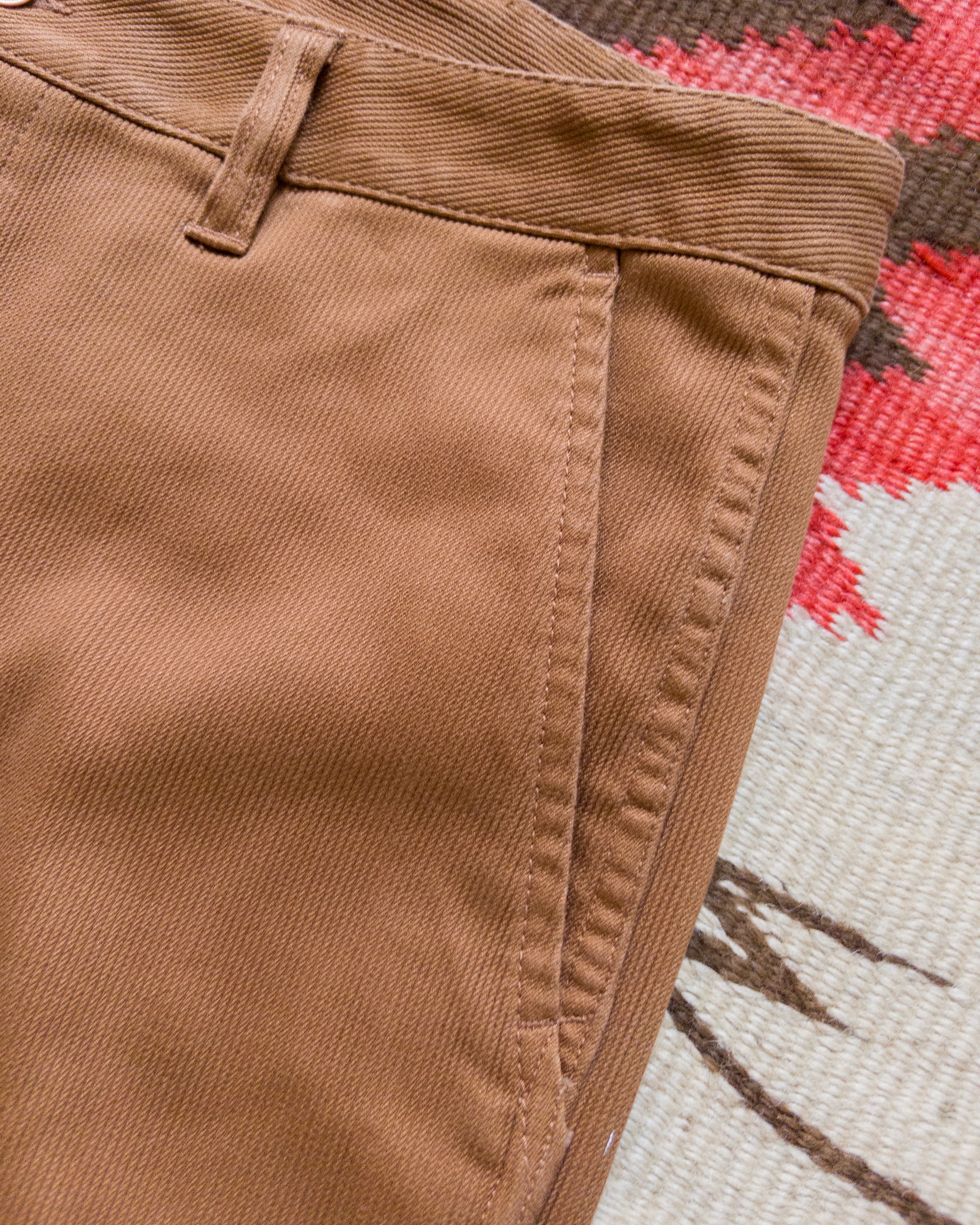 Bedford Cord Flat Front Chino - Bay Brown - Image 2
