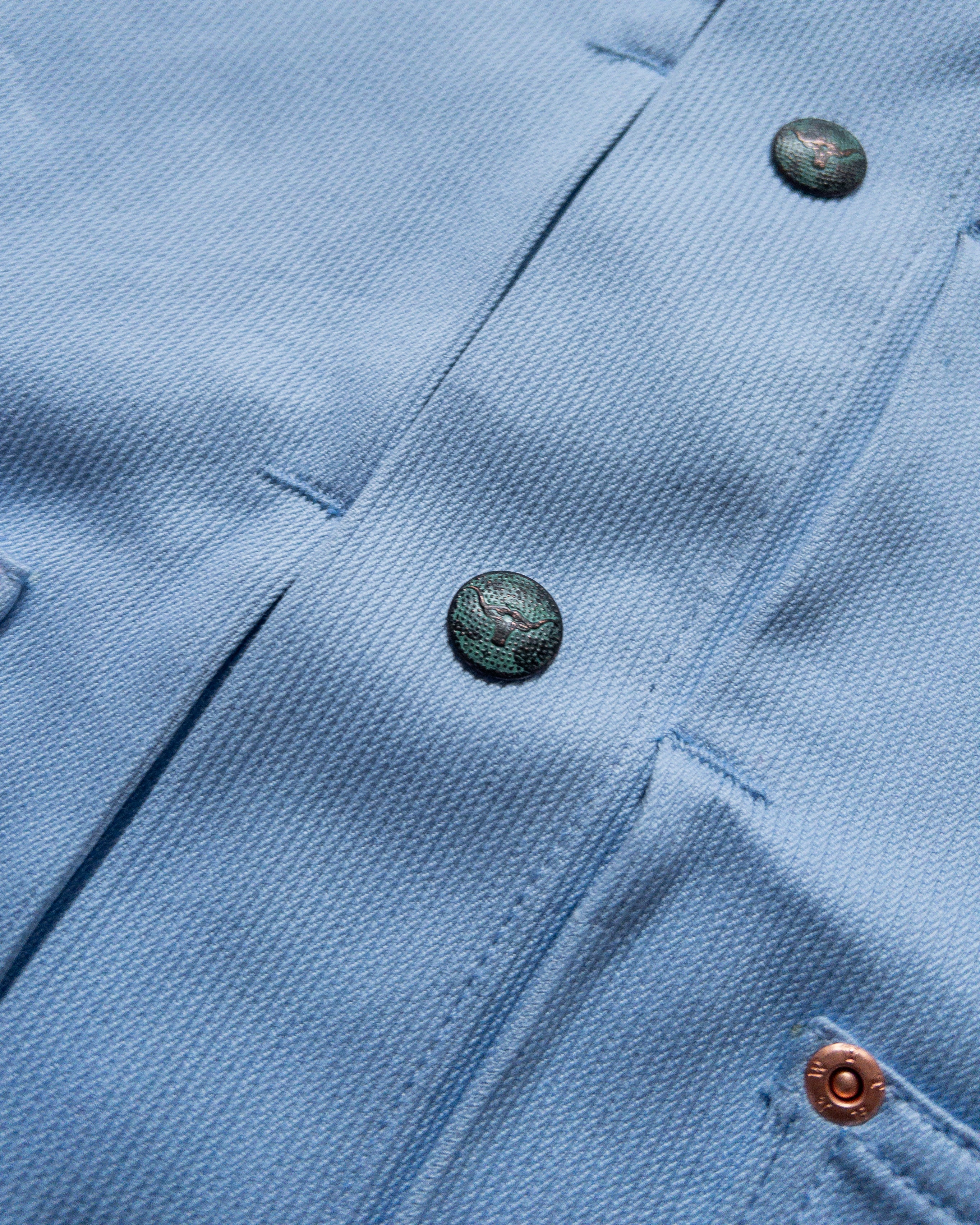 Bedford Cord Ranch Jacket - Sky Blue - USA - Image 3