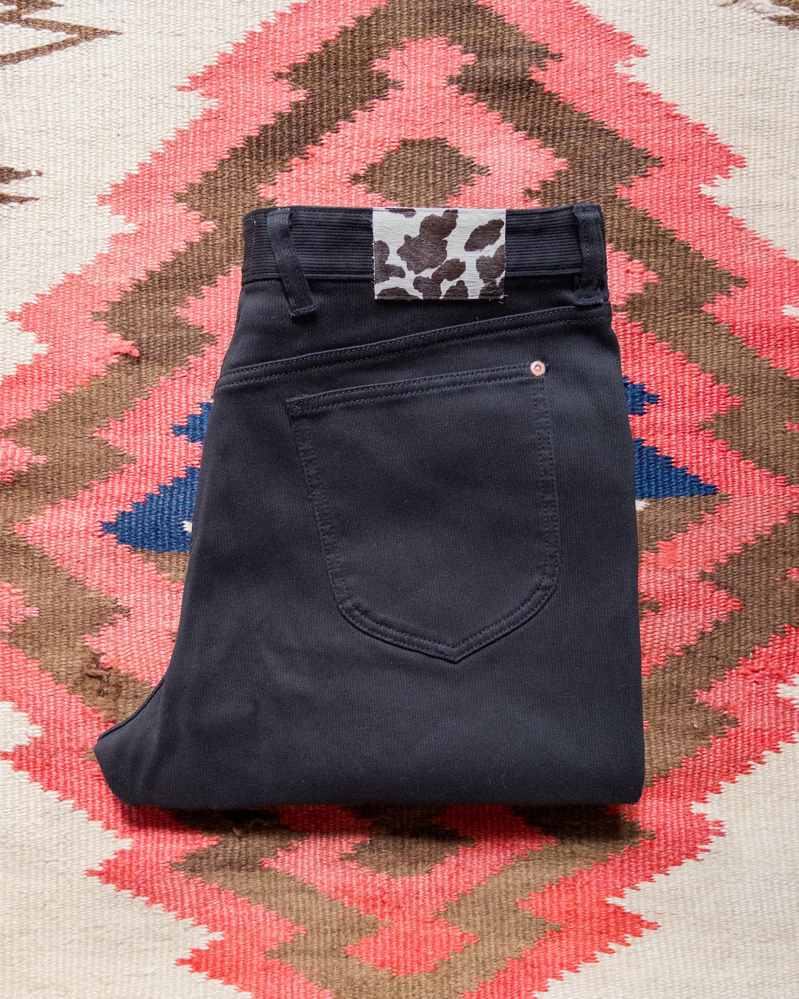 Bedford Cord Five Pocket Pants - Black - Image 2