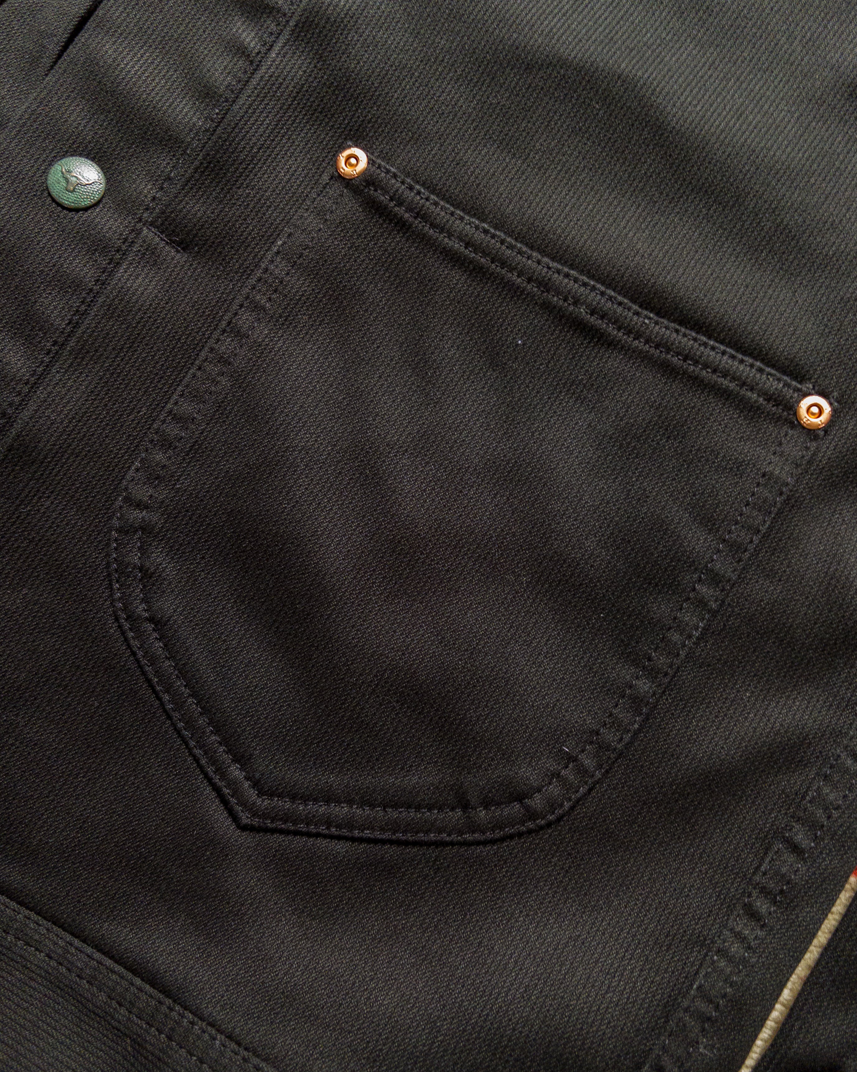 Bedford Cord Ranch Jacket - Black - Image 5
