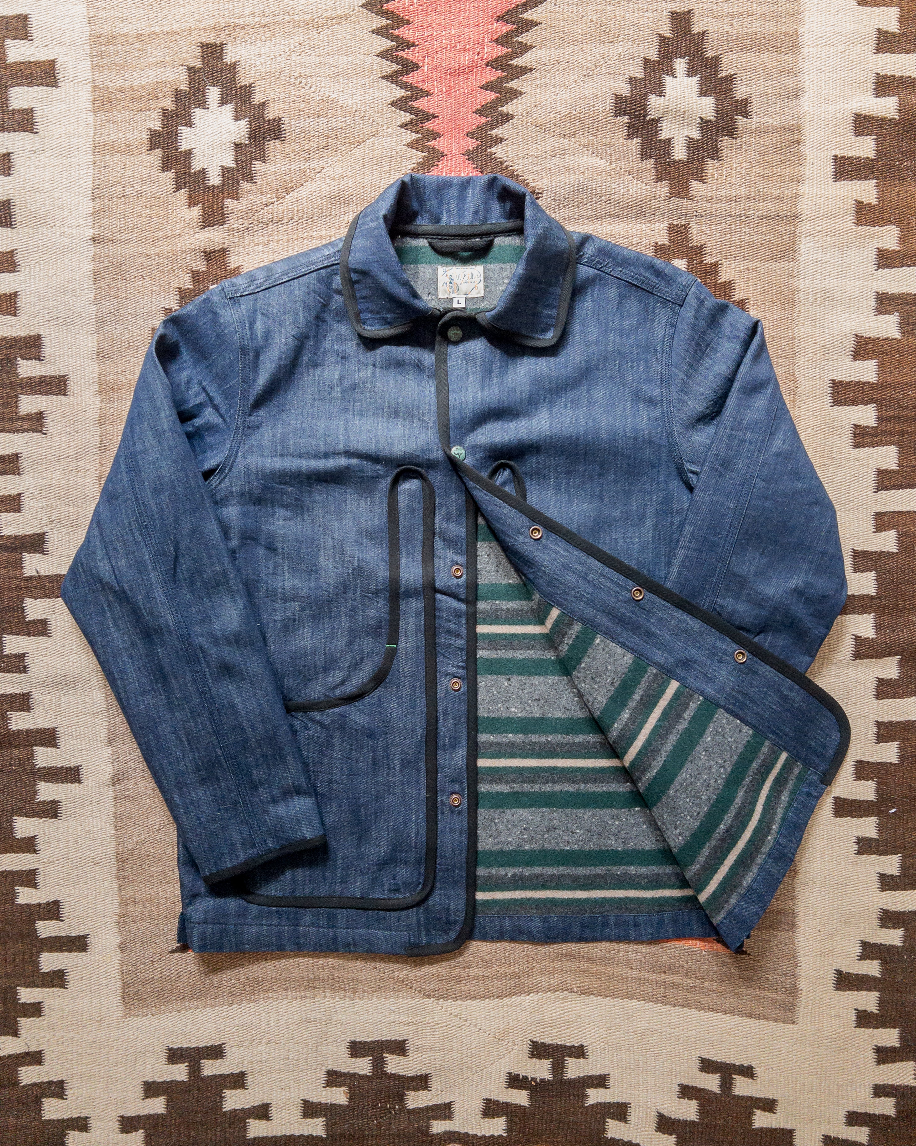 Blanket-Lined Denim Hunting Jacket - Image 2
