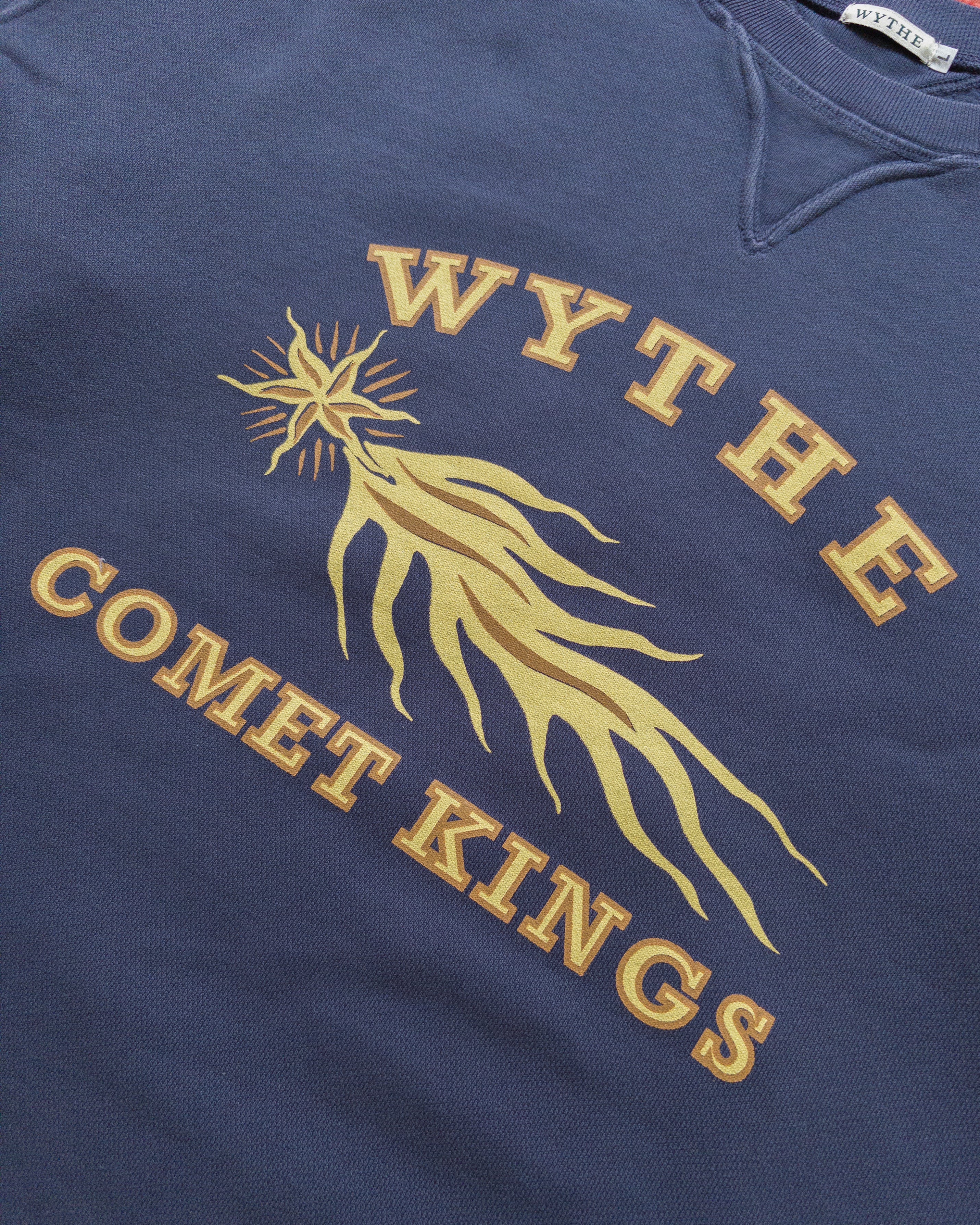 Comet Kings Crewneck Sweatshirt - Faded Navy - Image 2