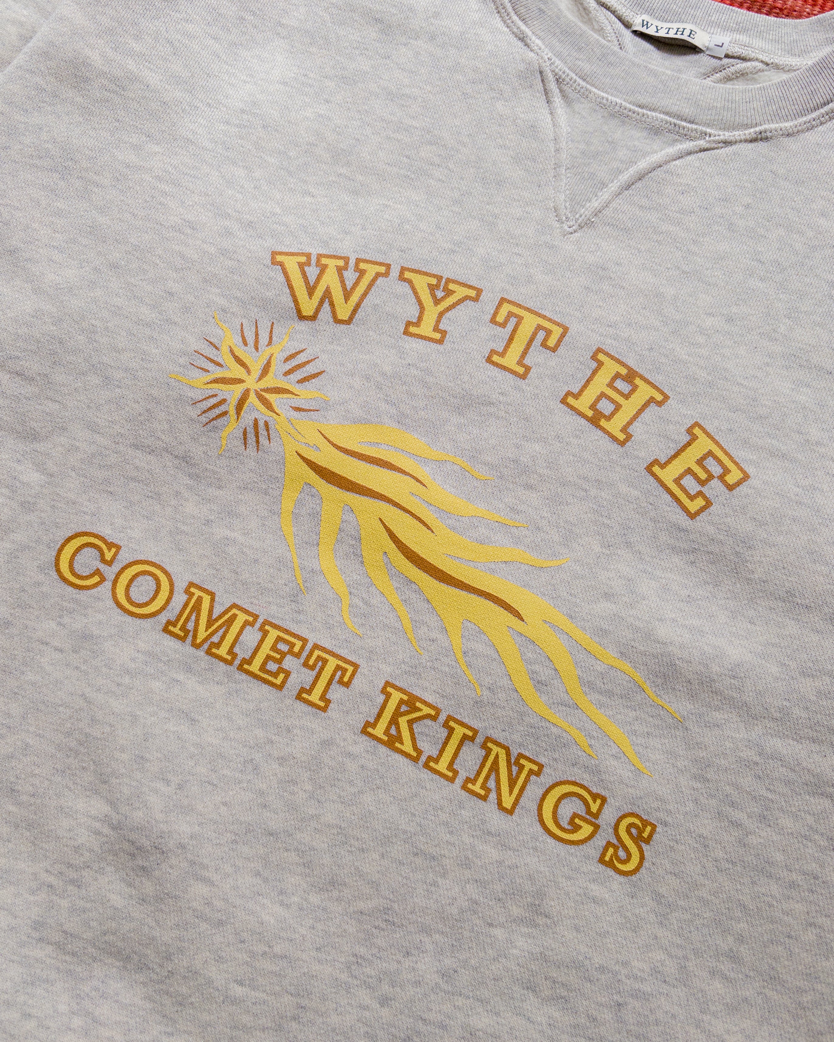 Comet Kings Crewneck Sweatshirt - Heather Grey - Image 2