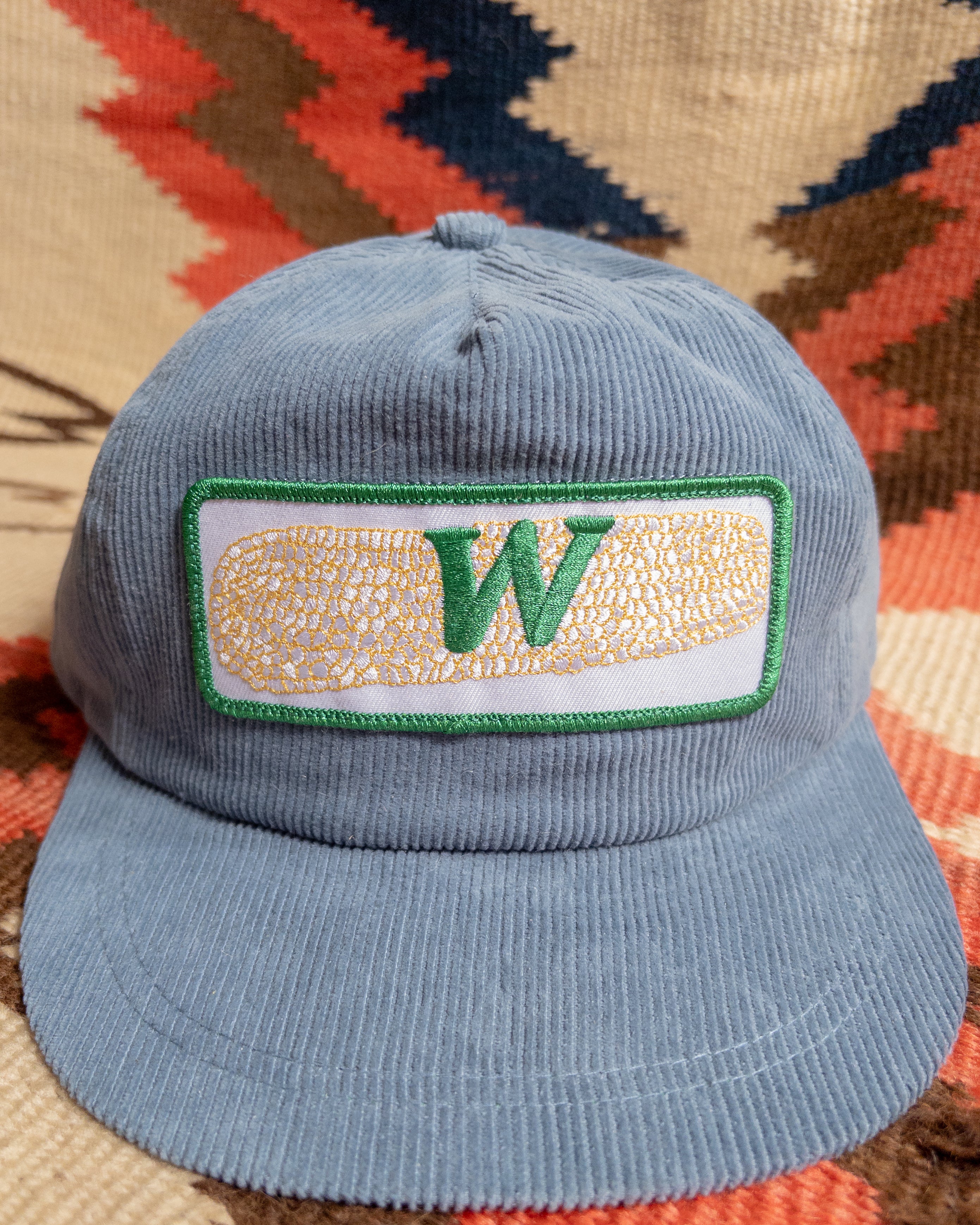 Corduroy Corncob Hat - Baby Blue - Image 2