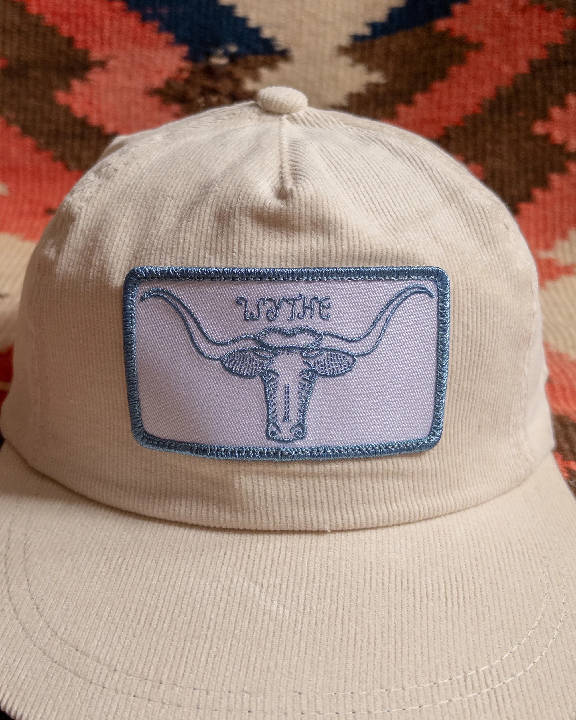 Corduroy Steerhead Hat - Cream - Image 2