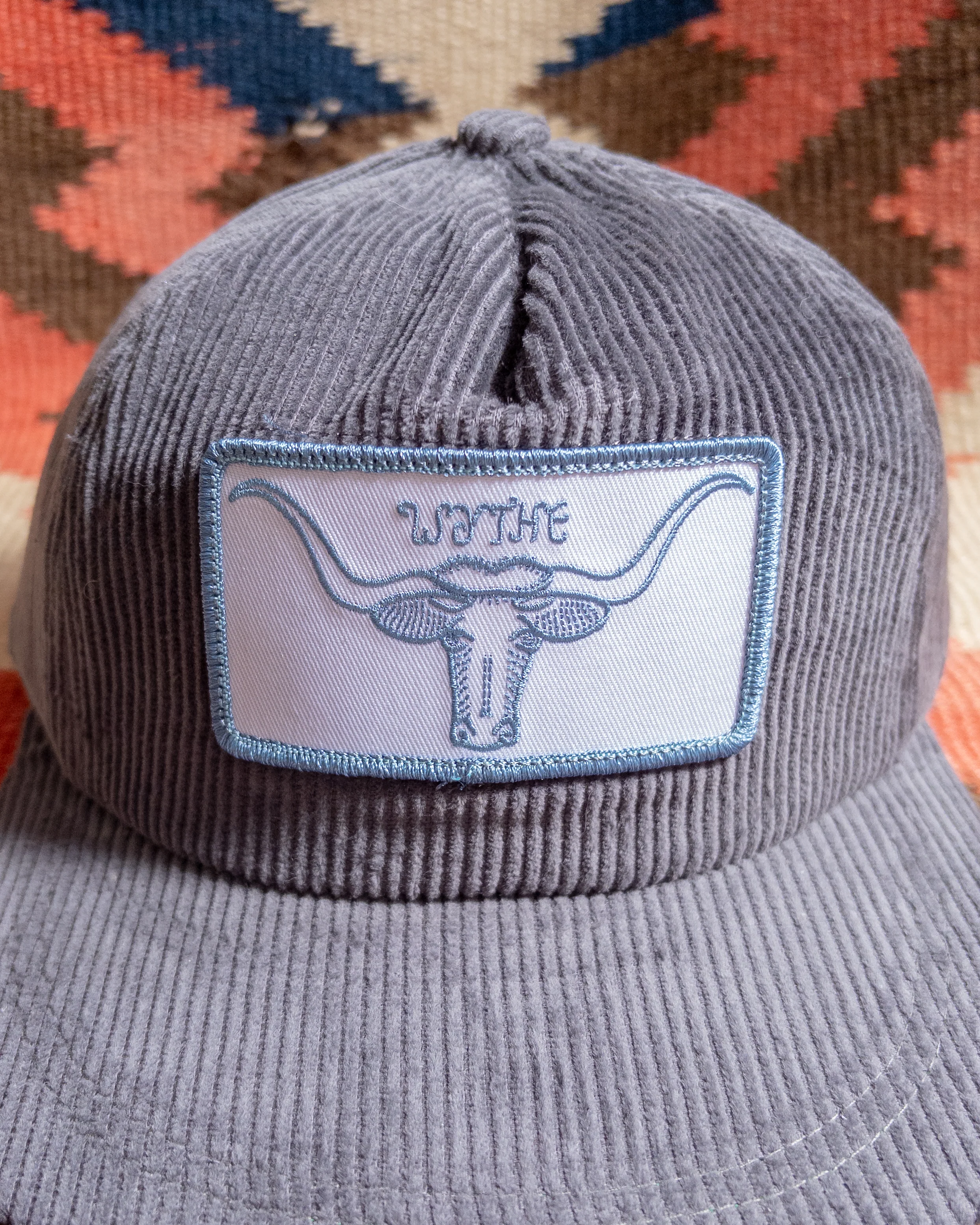 Corduroy Steerhead Hat - Faded Black - Image 2