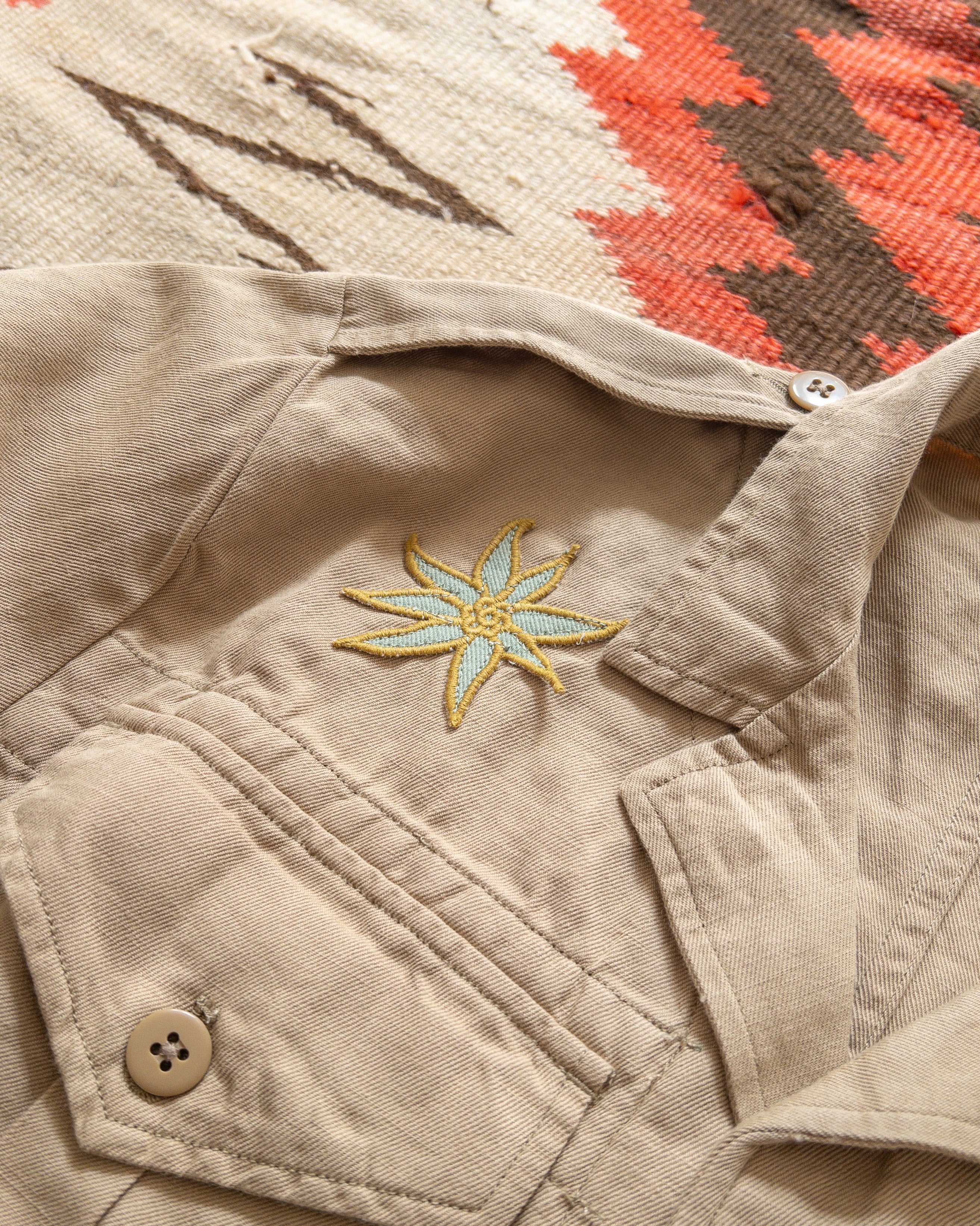 Cotton/Linen Twill Daytripper Jacket - Camp Khaki - Image 3