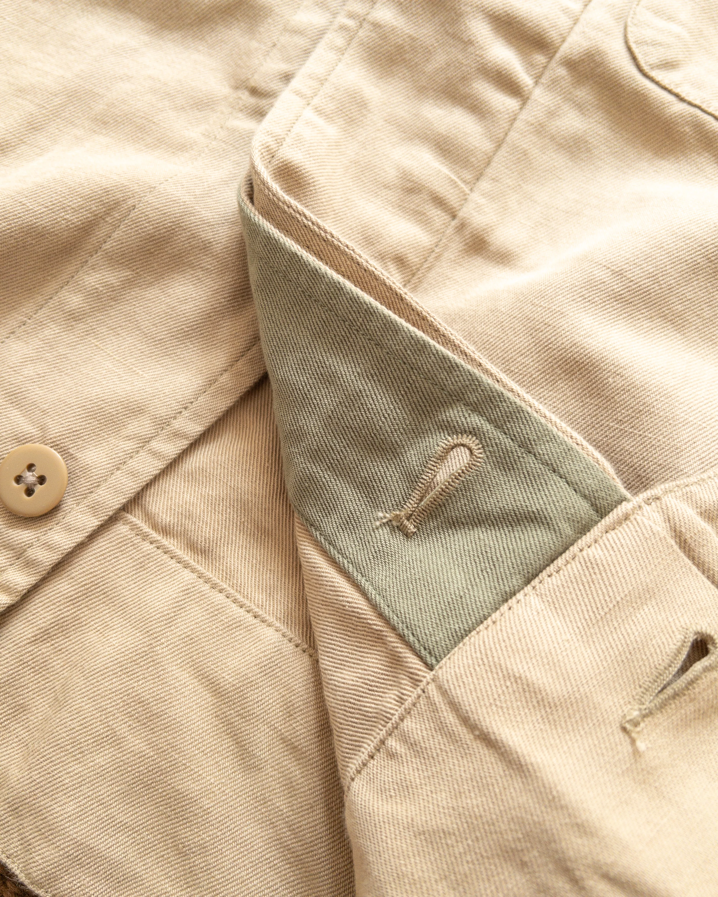 Cotton/Linen Twill Daytripper Jacket - Camp Khaki - Image 5