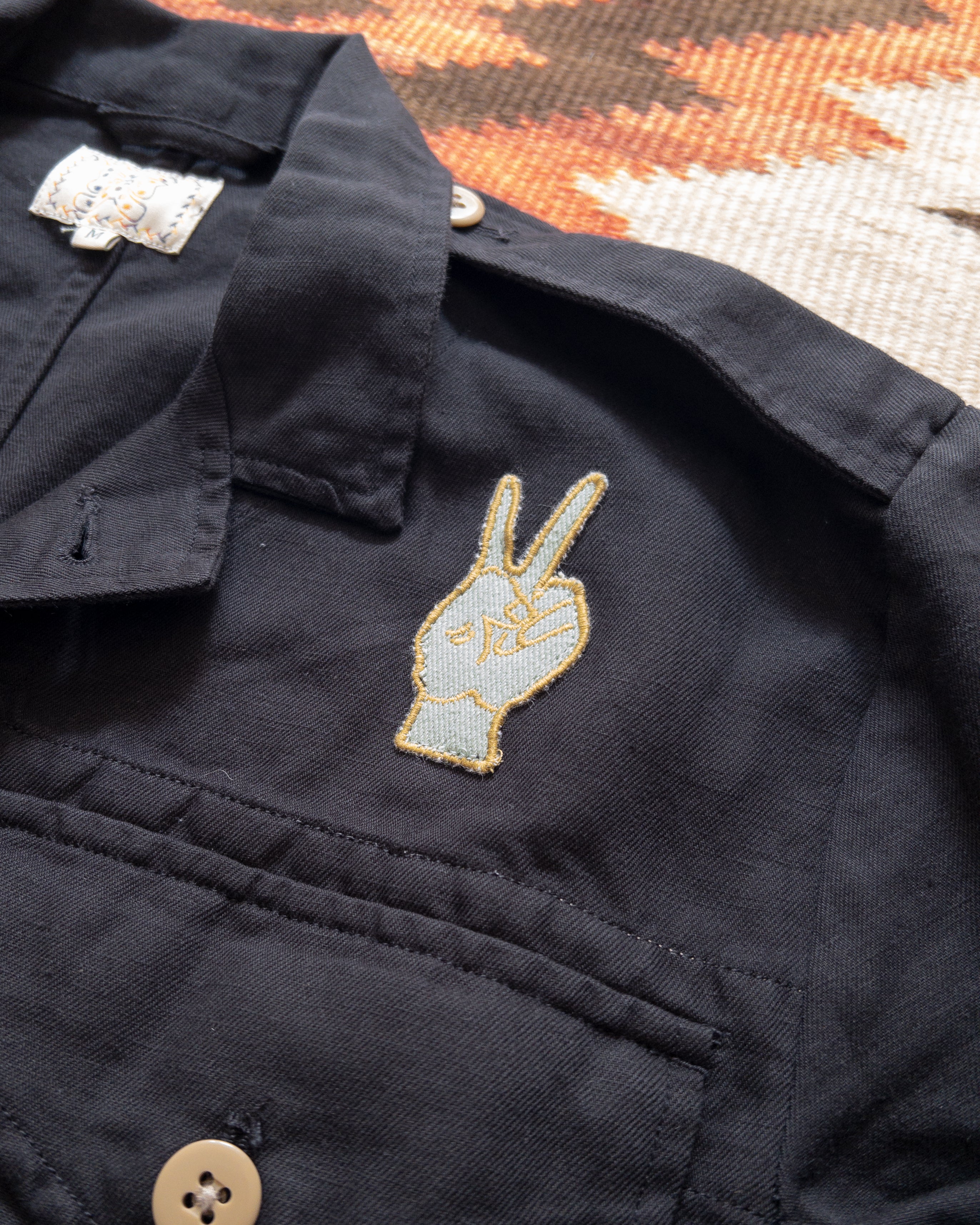 Cotton/Linen Twill Daytripper Jacket - Faded Black - Image 2
