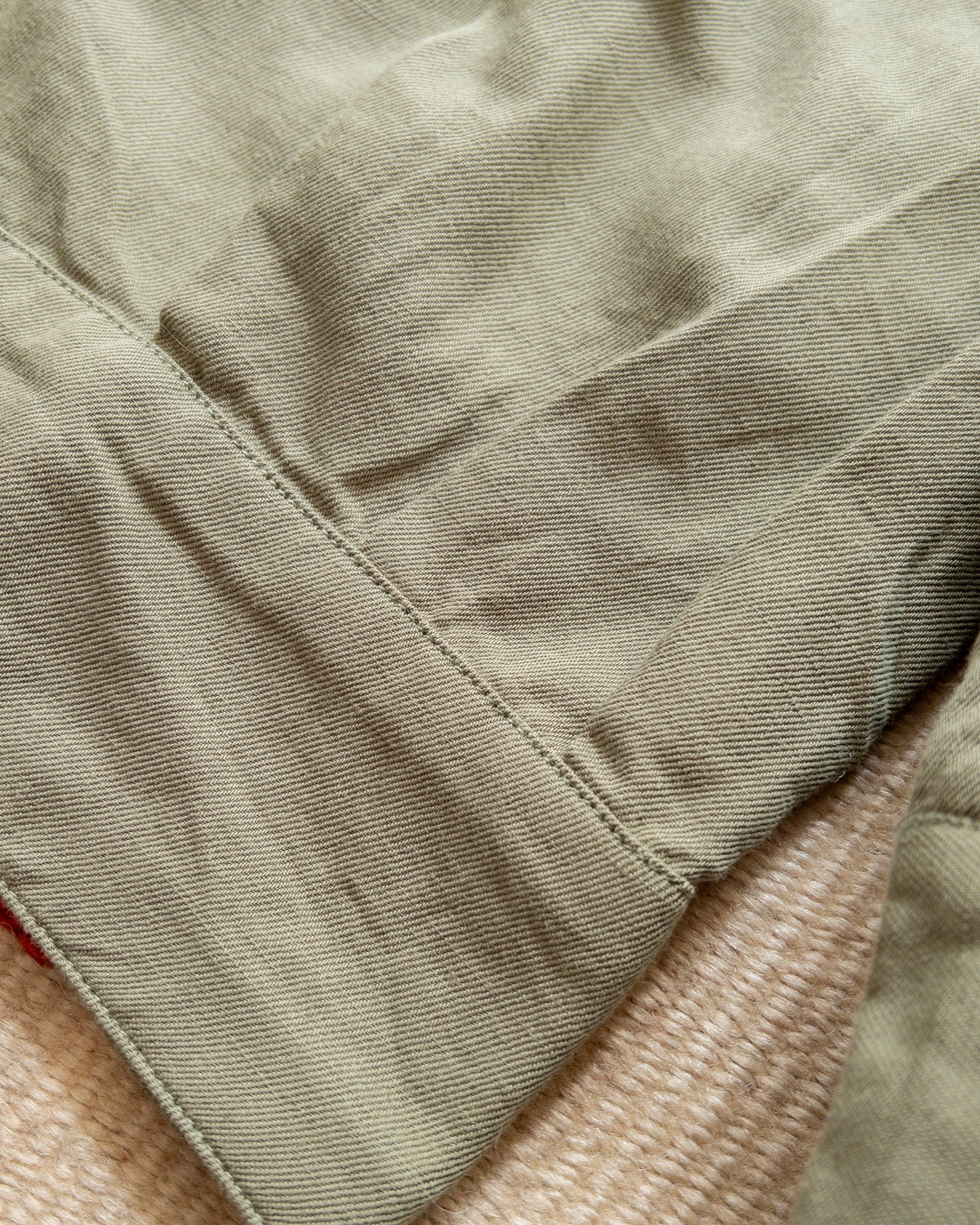 Cotton/Linen Twill Daytripper Jacket - Faded Olive - Image 6