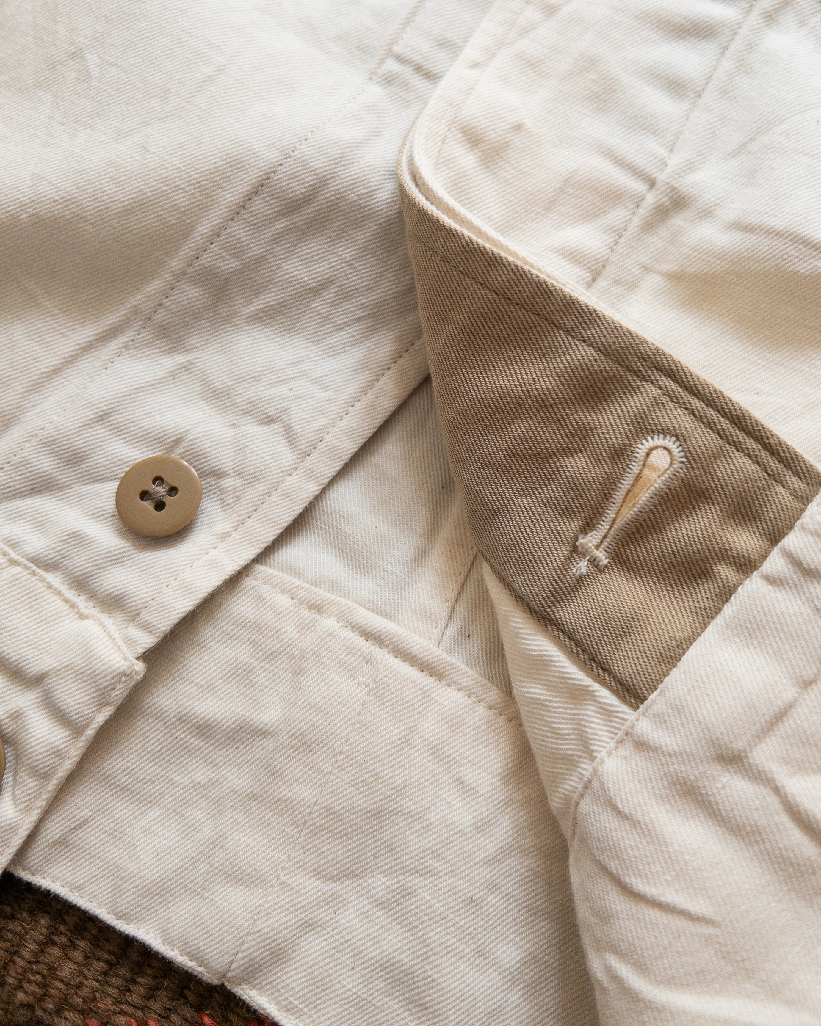 Cotton/Linen Twill Daytripper Jacket - Unbleached - Image 5