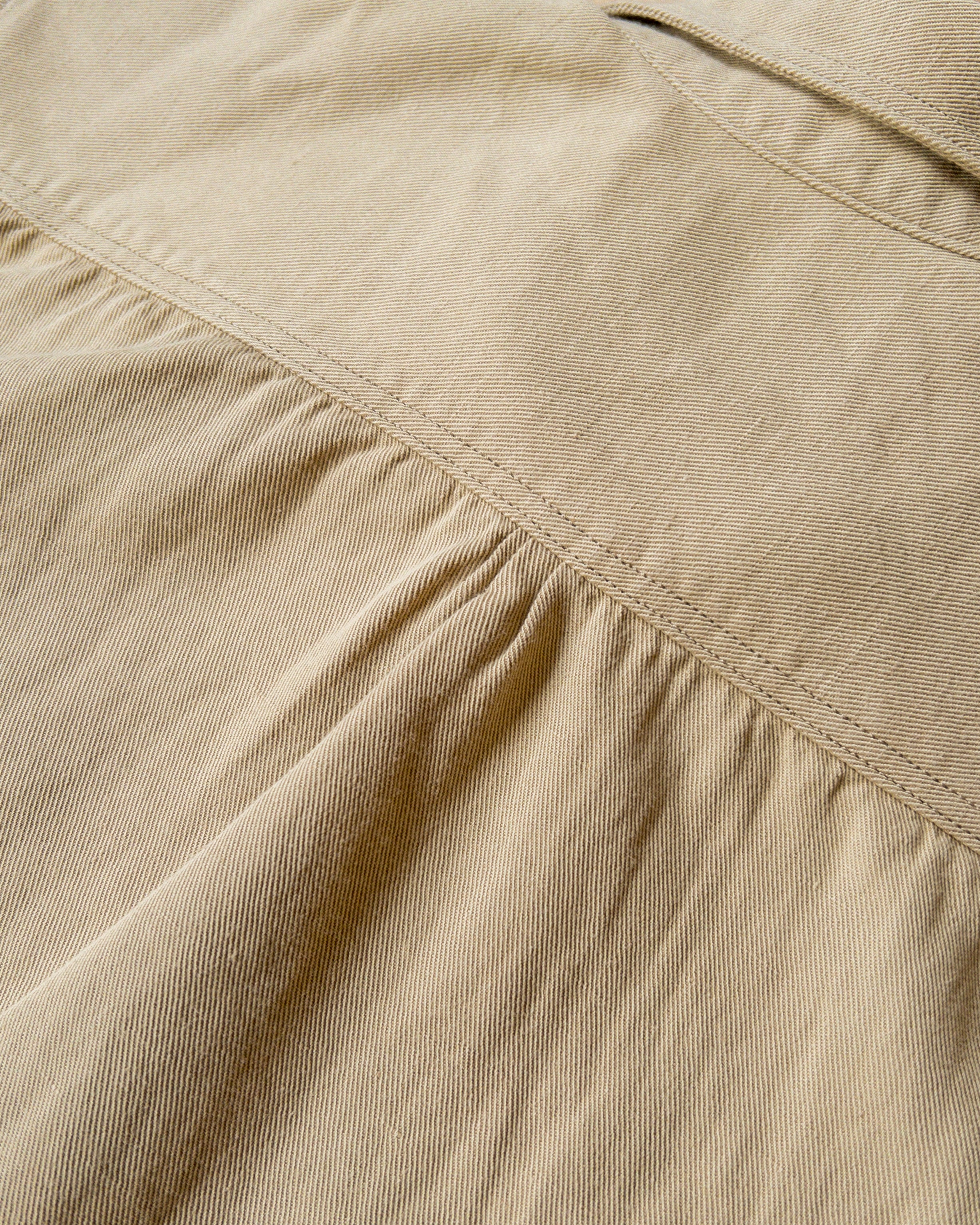 Cotton/Linen Twill Officer's Shirt - Camp Khaki - Image 3