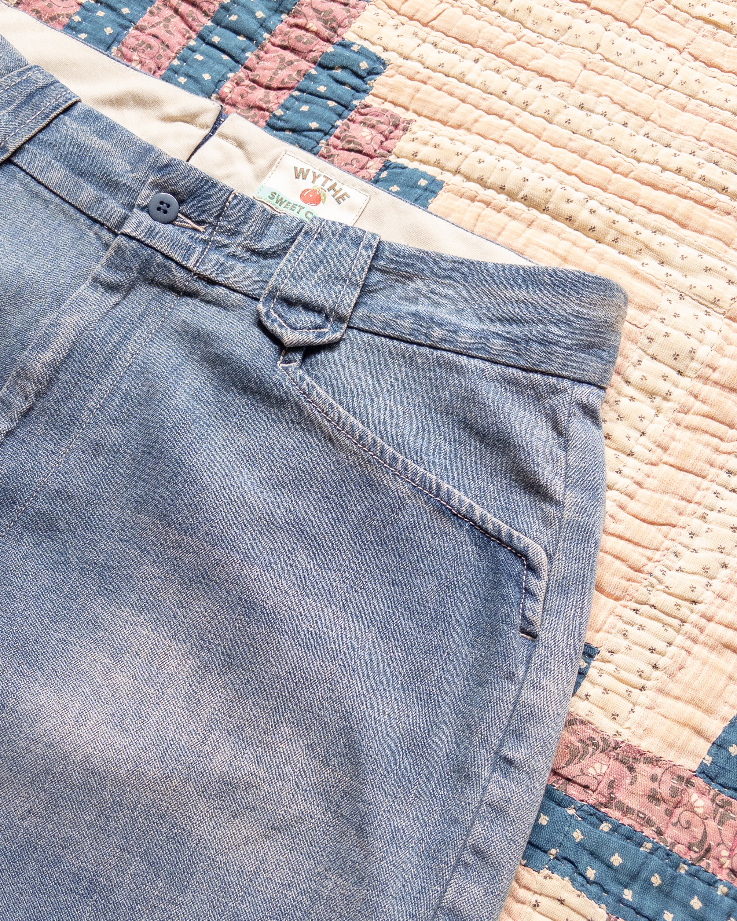 Denim Western Pant - Washed Indigo - Image 2