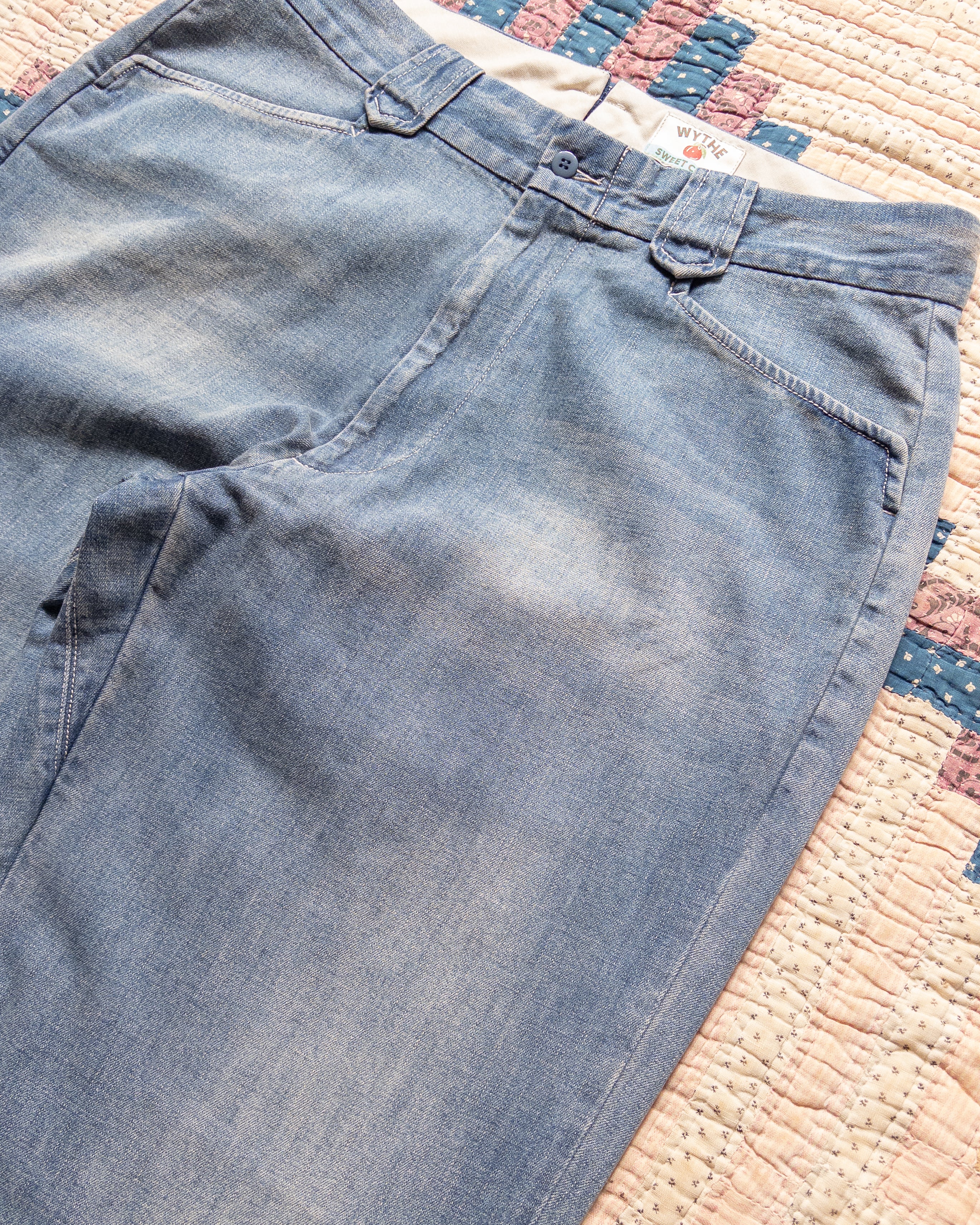 Denim Western Pant - Washed Indigo - Image 3
