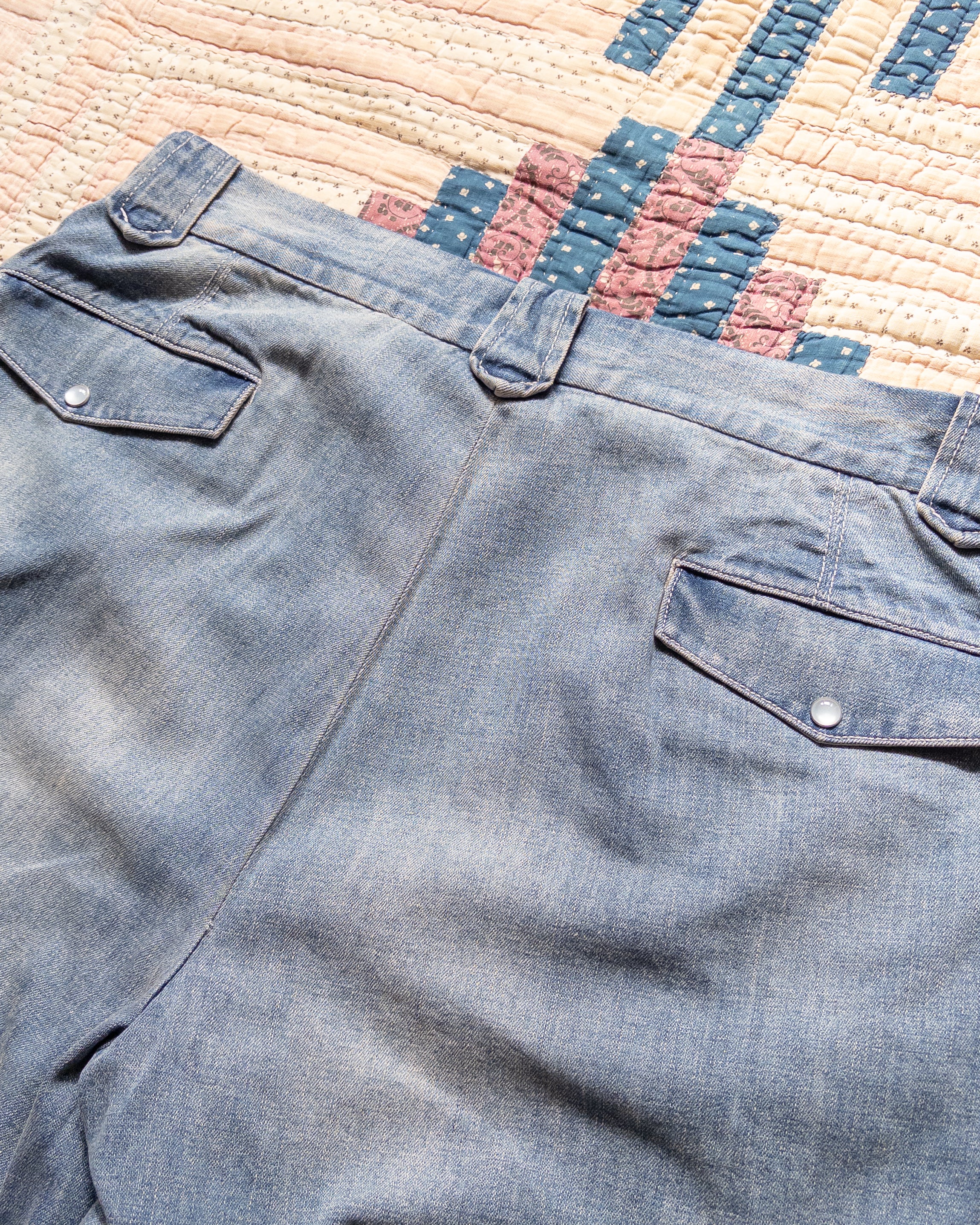 Denim Western Pant - Washed Indigo - Image 4