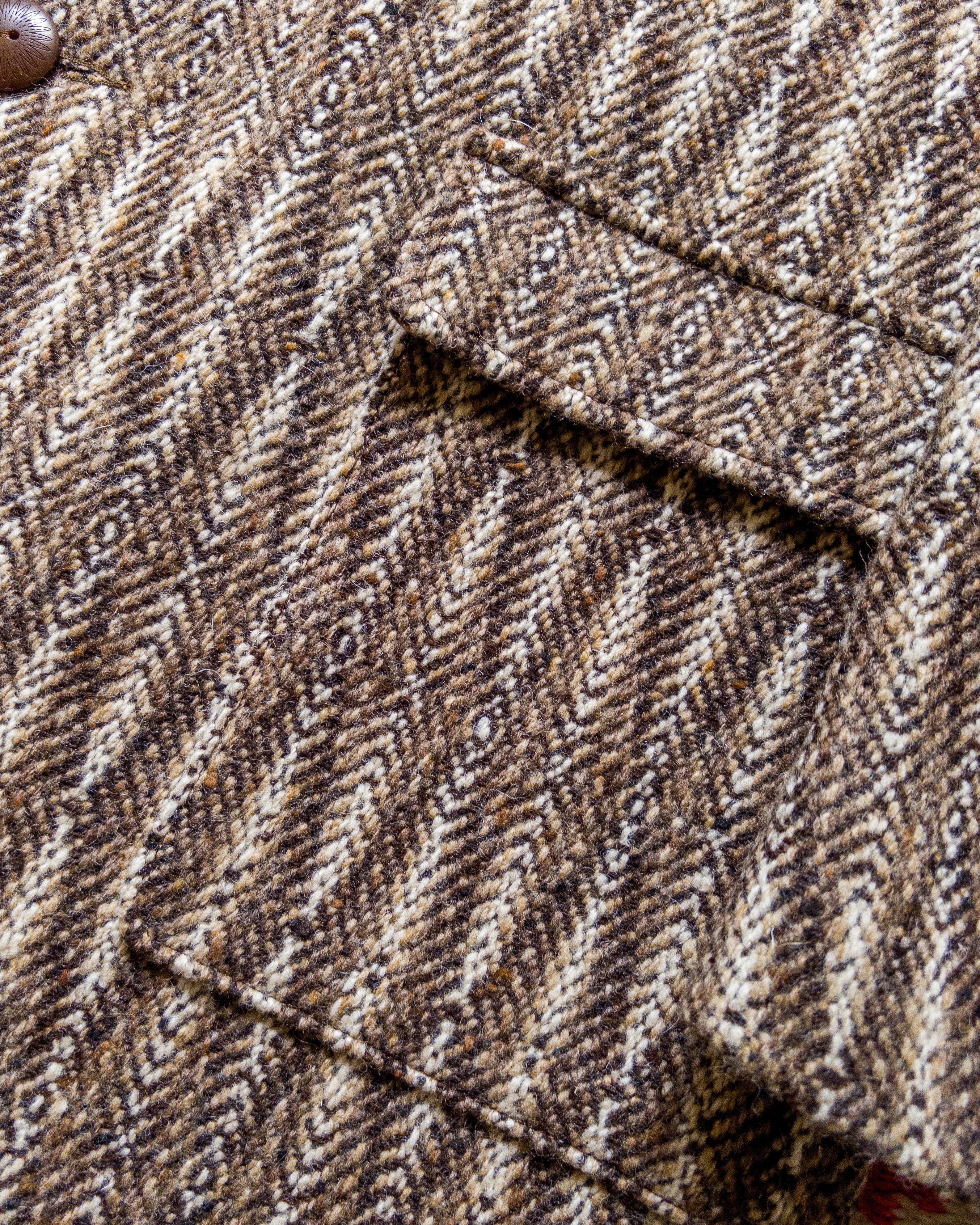 Western Topcoat - Diamond Ombre Tweed - Image 3
