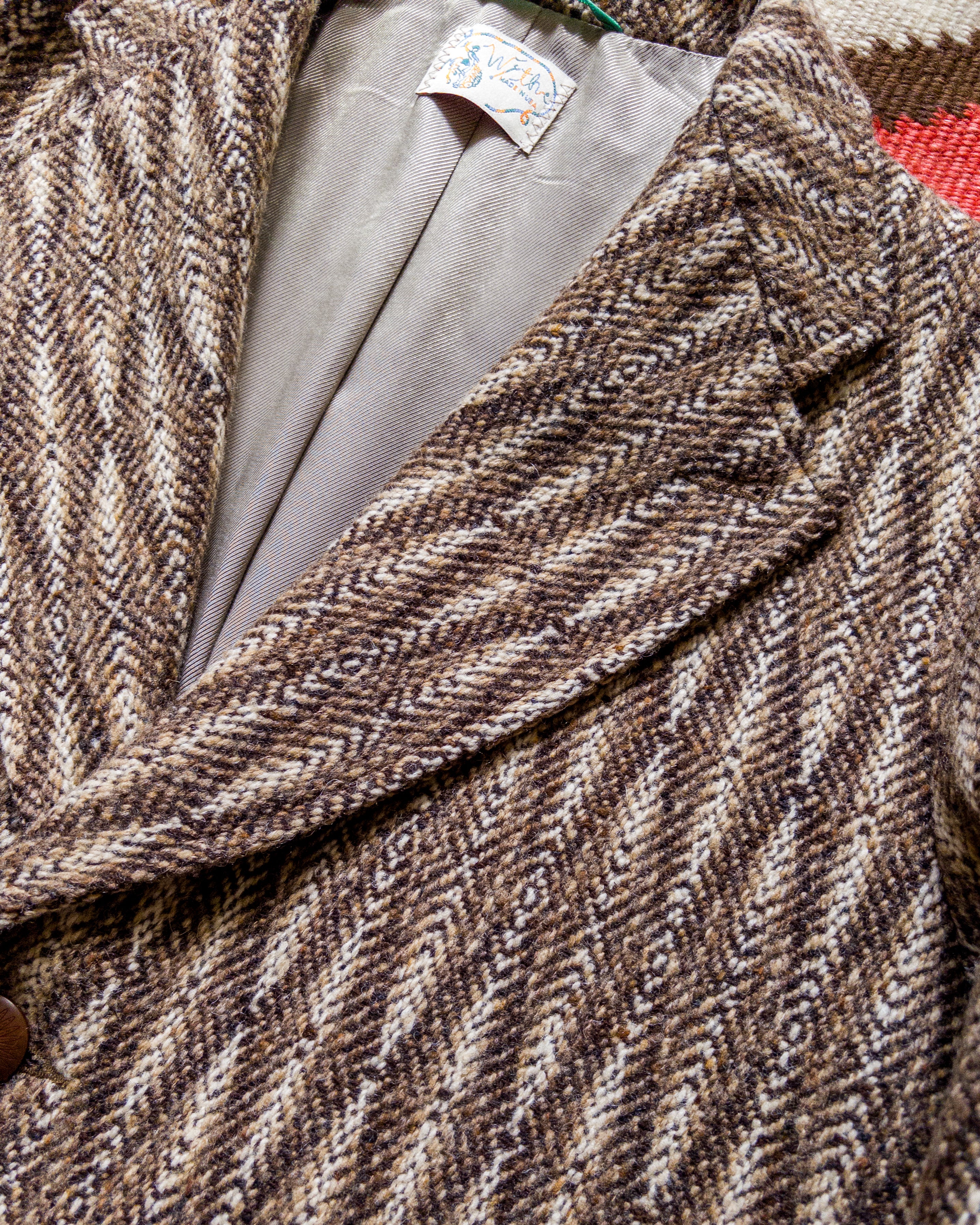 Western Topcoat - Diamond Ombre Tweed - Image 4