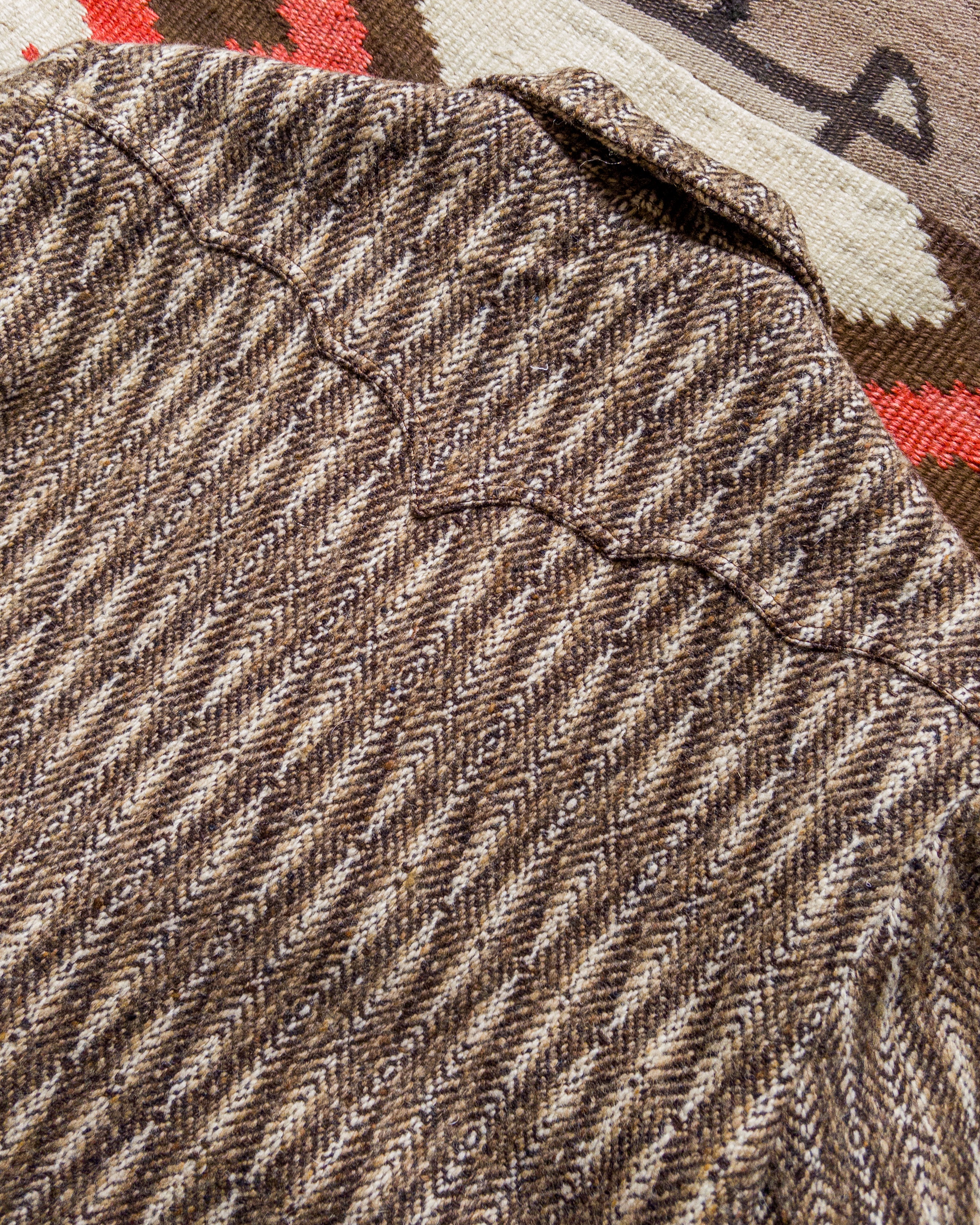 Western Topcoat - Diamond Ombre Tweed - Image 6