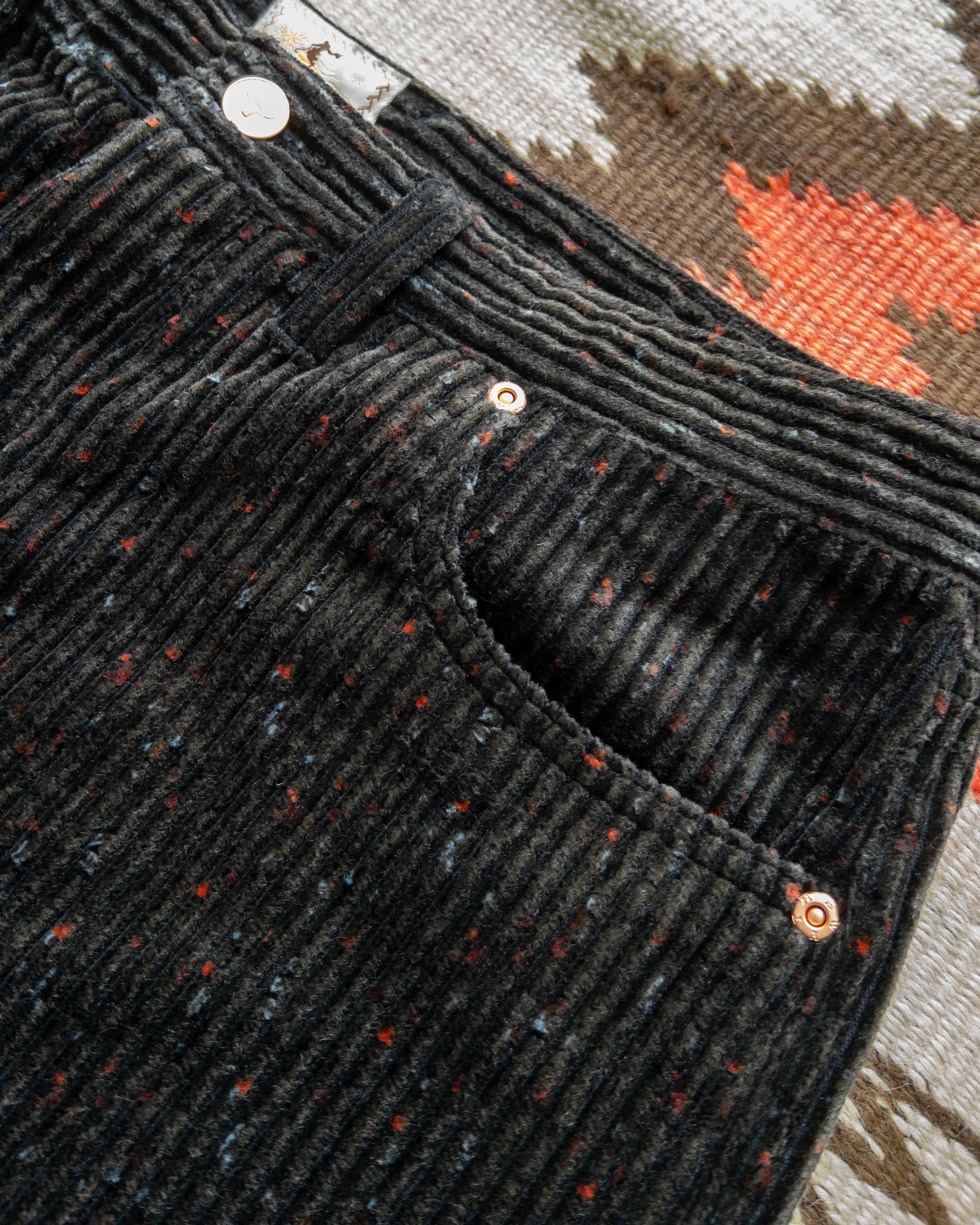 Donegal Corduroy Five Pocket Pants - Night Sky - Image 3