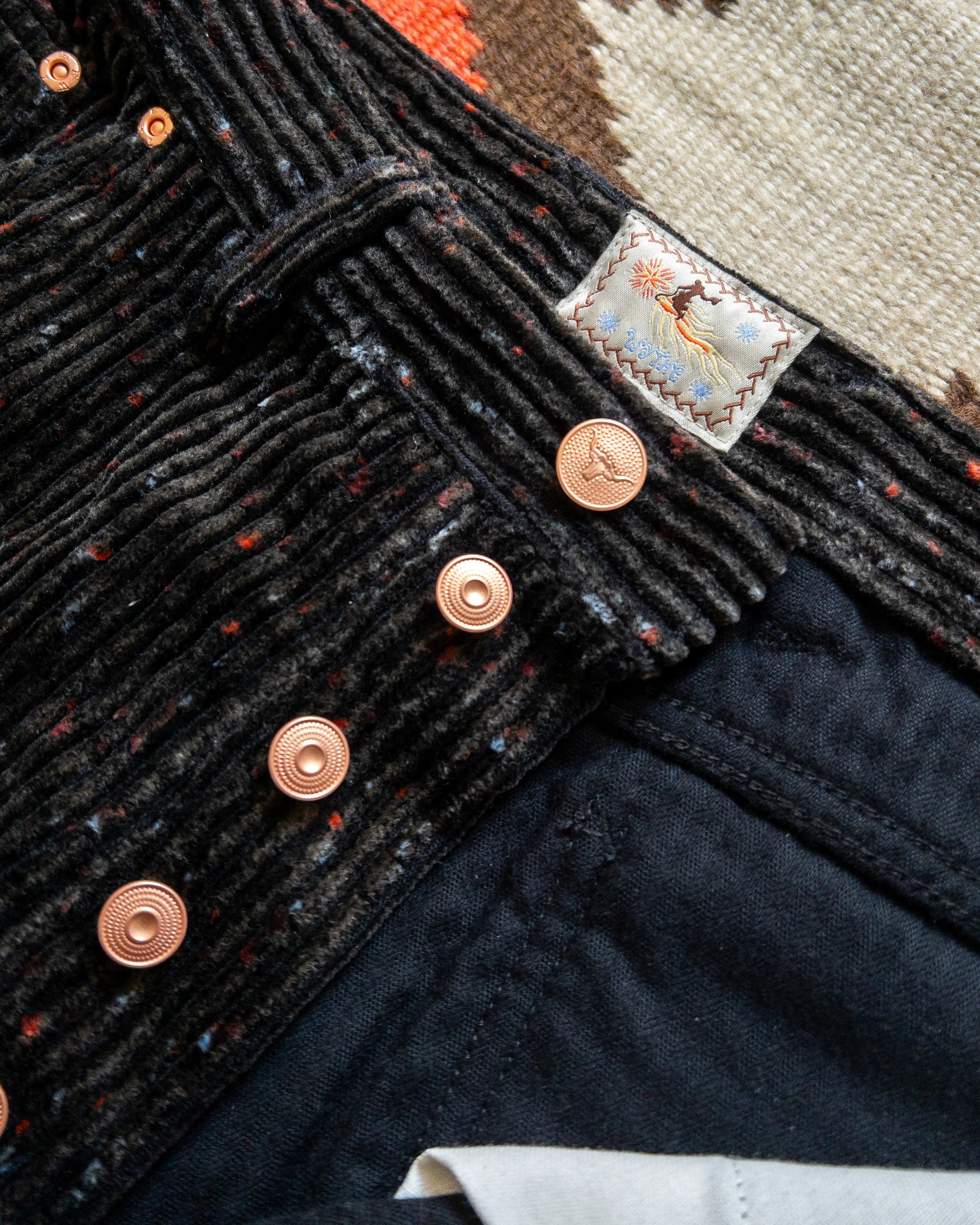 Donegal Corduroy Five Pocket Pants - Night Sky - Image 5