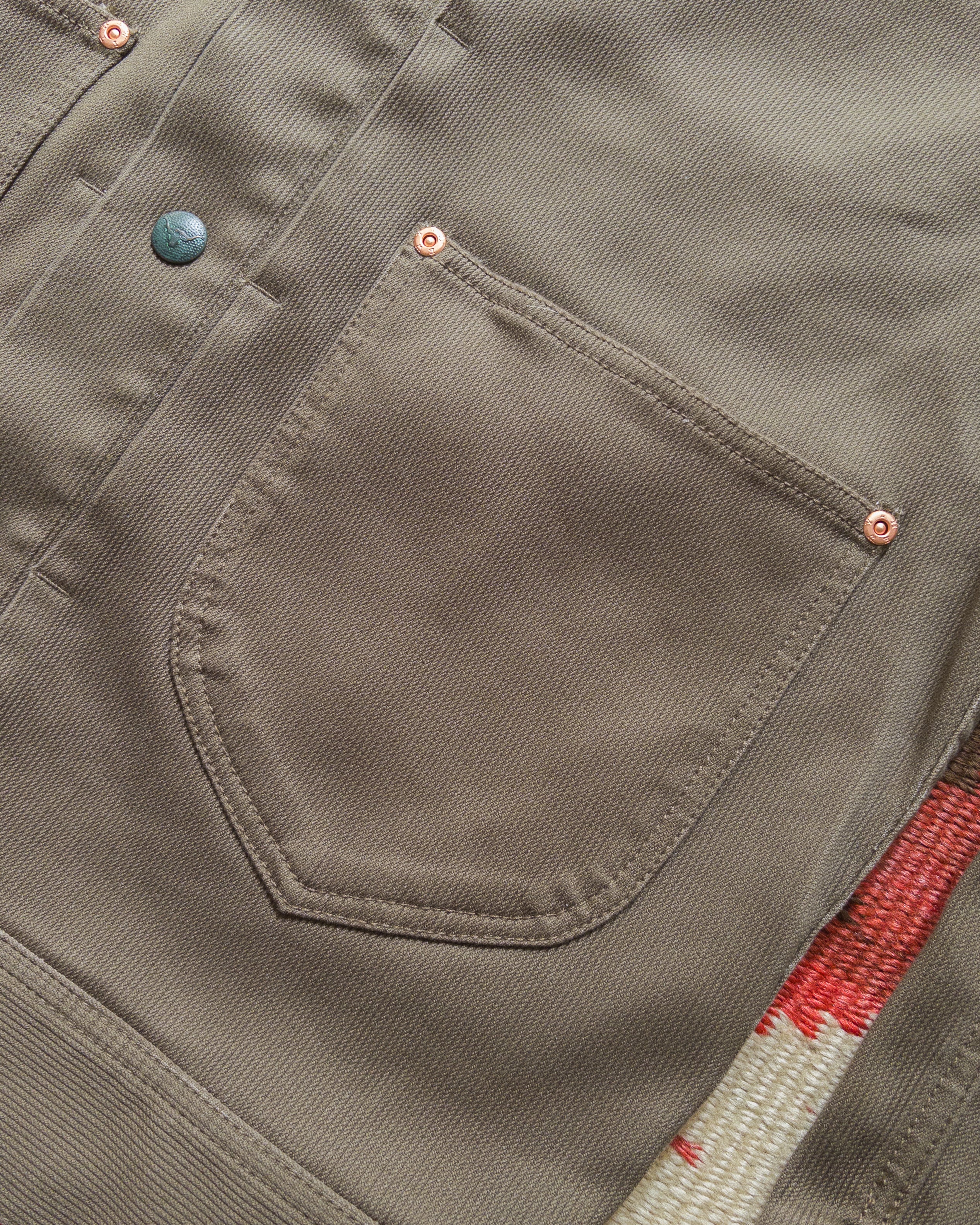 Bedford Cord Ranch Jacket - Faded Olive - Image 3