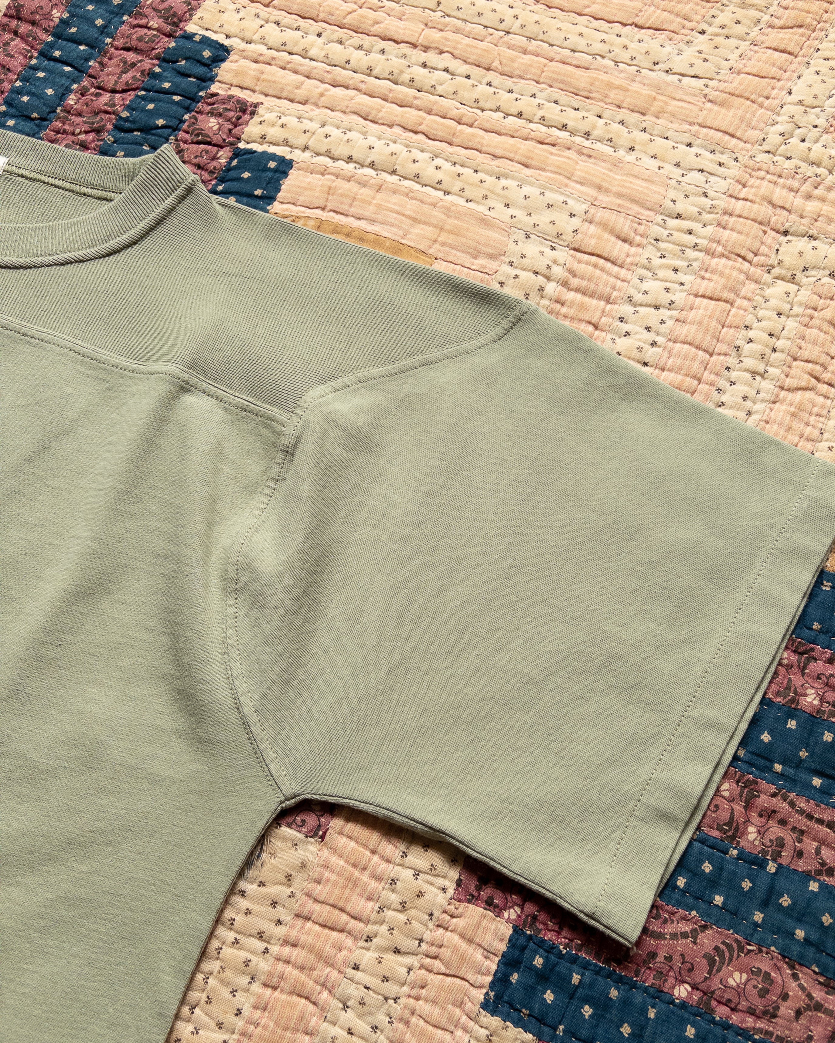 Football T-Shirt - Faded Olive - Image 2