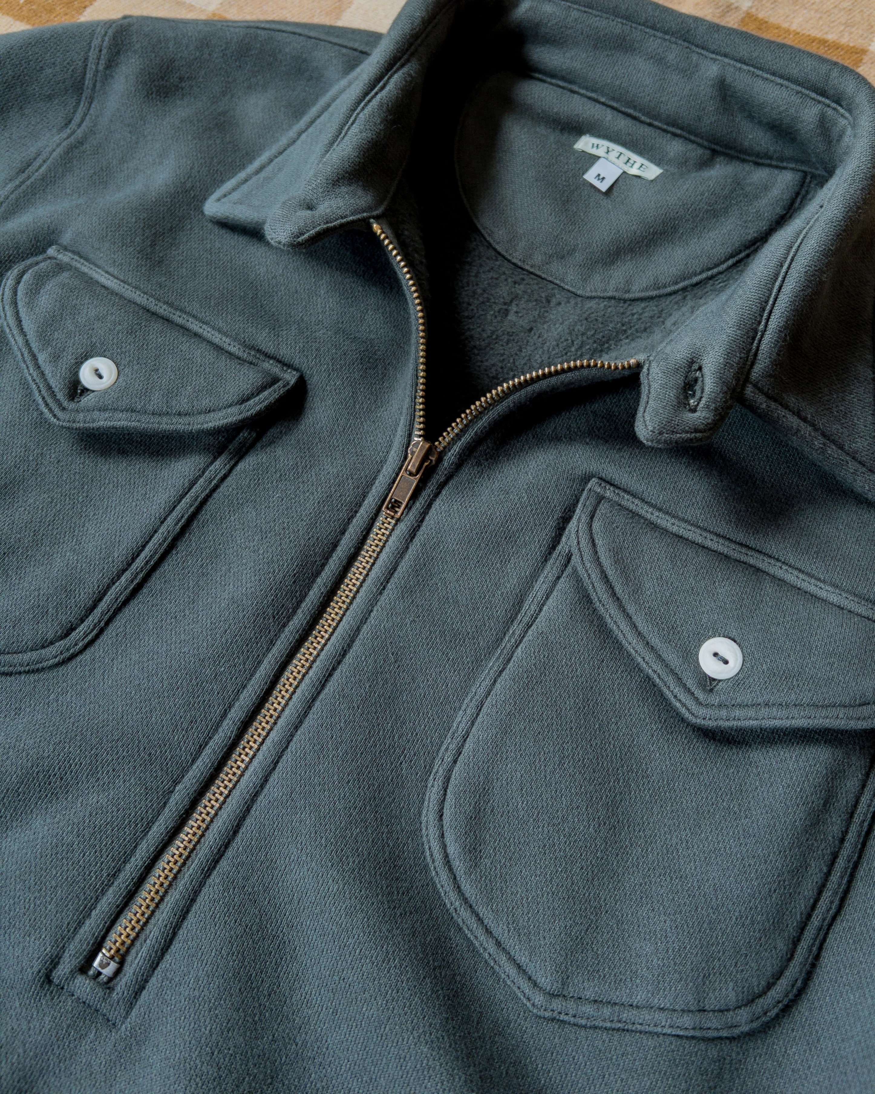 Half-Zip Sweatshirt - Faded Black - Image 2