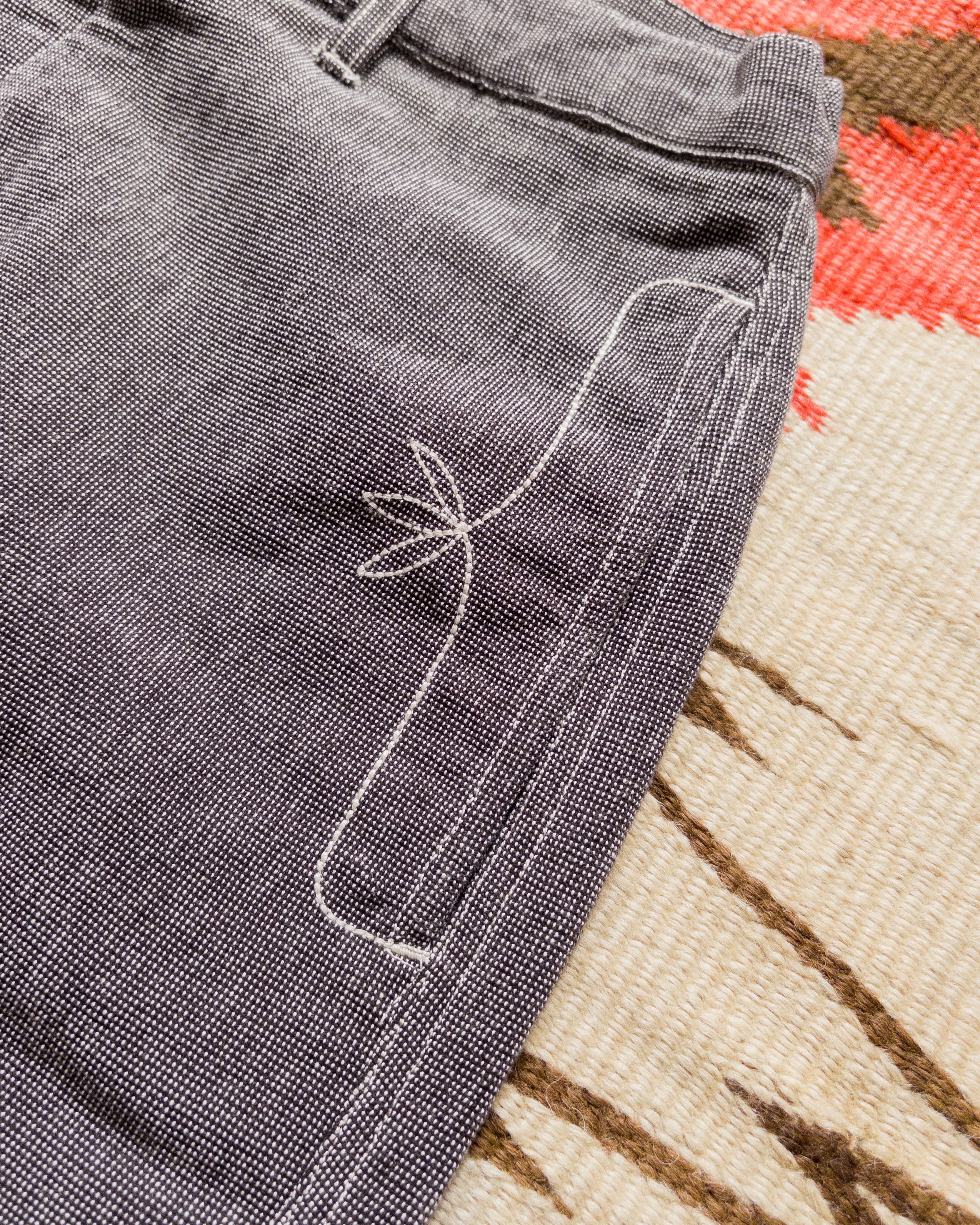 Heavyweight Pinpoint Canvas Chino - Night Sky - Image 4