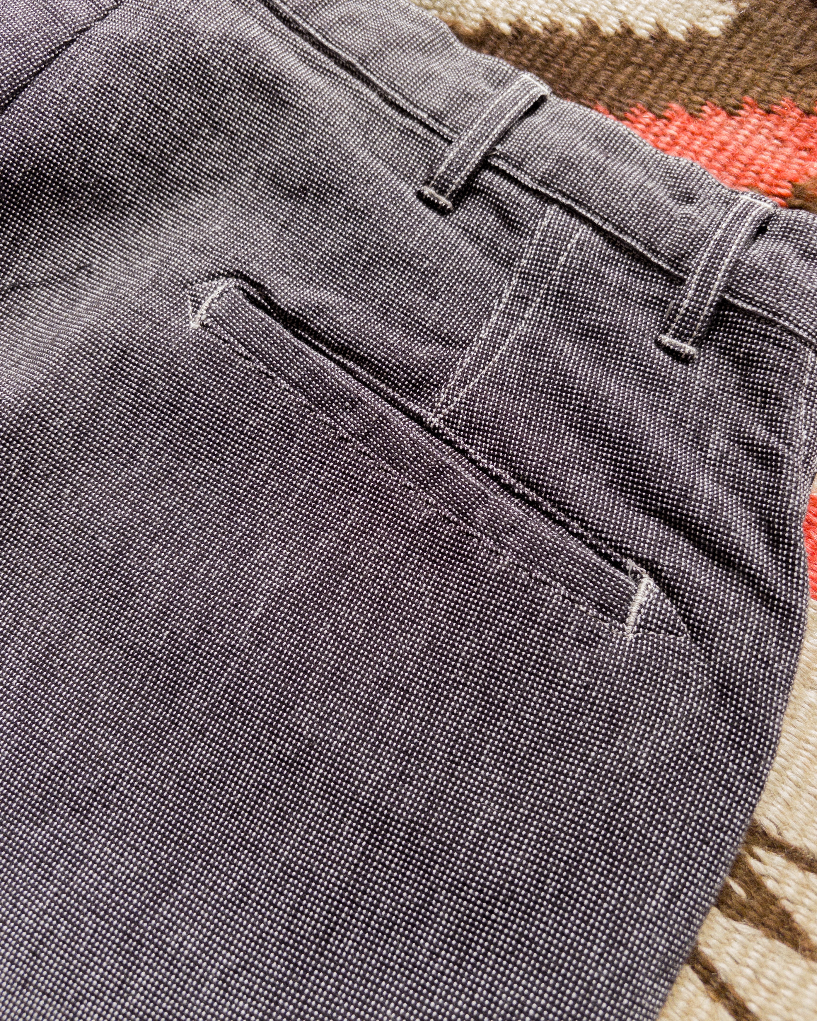 Heavyweight Pinpoint Canvas Chino - Night Sky - Image 6