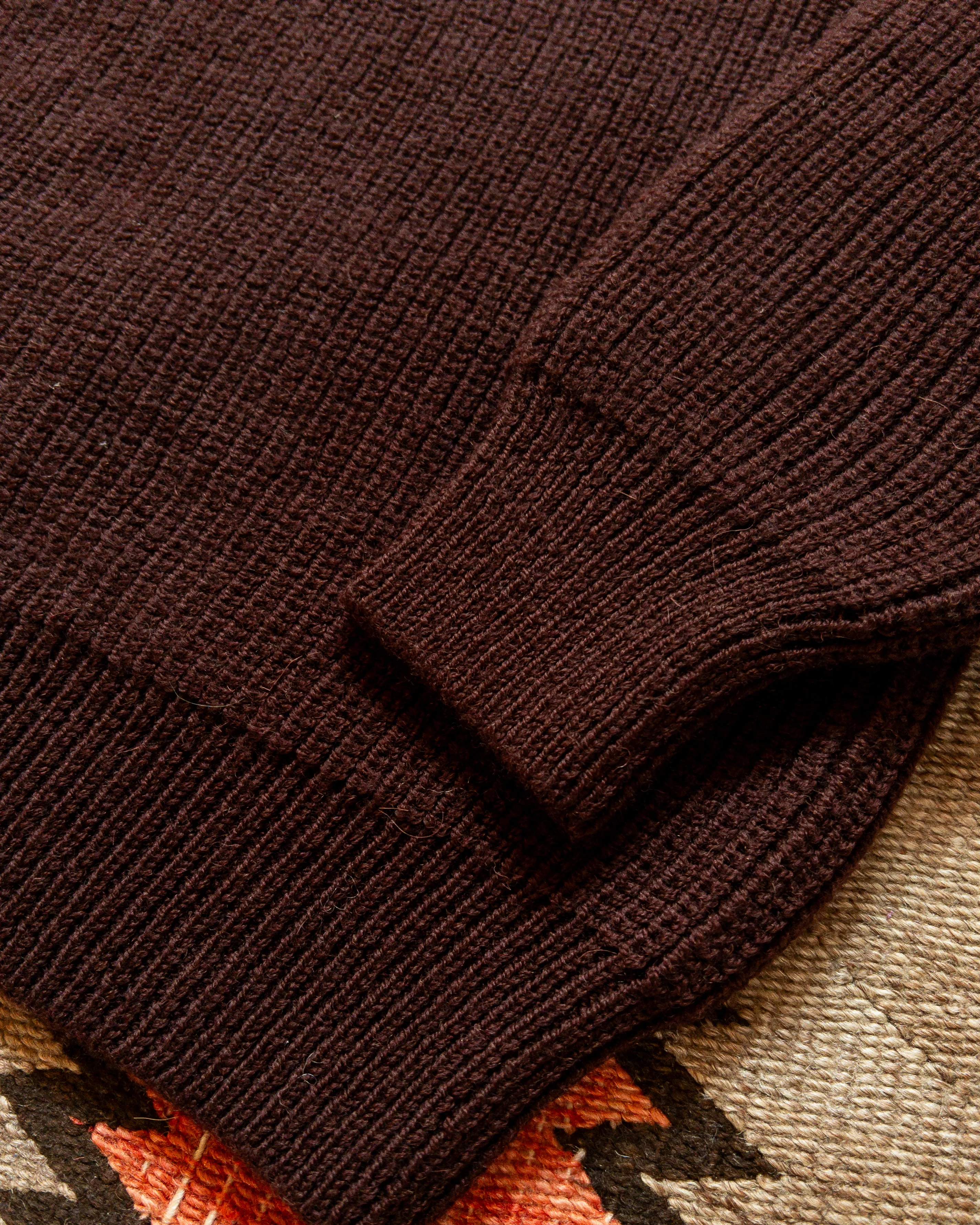 Highland Shakerknit Sweater - Brown - Image 4