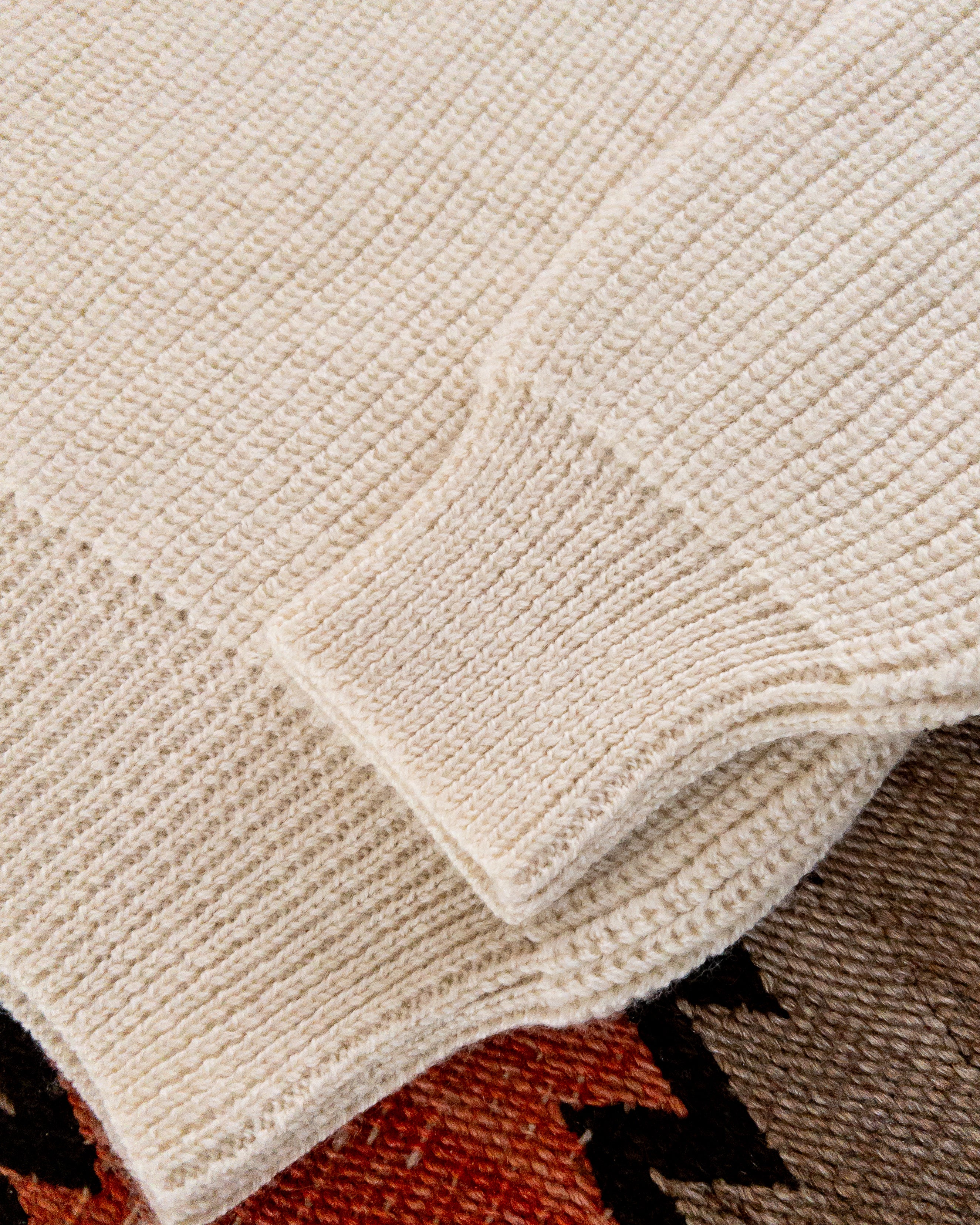 Highland Shakerknit Sweater - Cream - Image 4