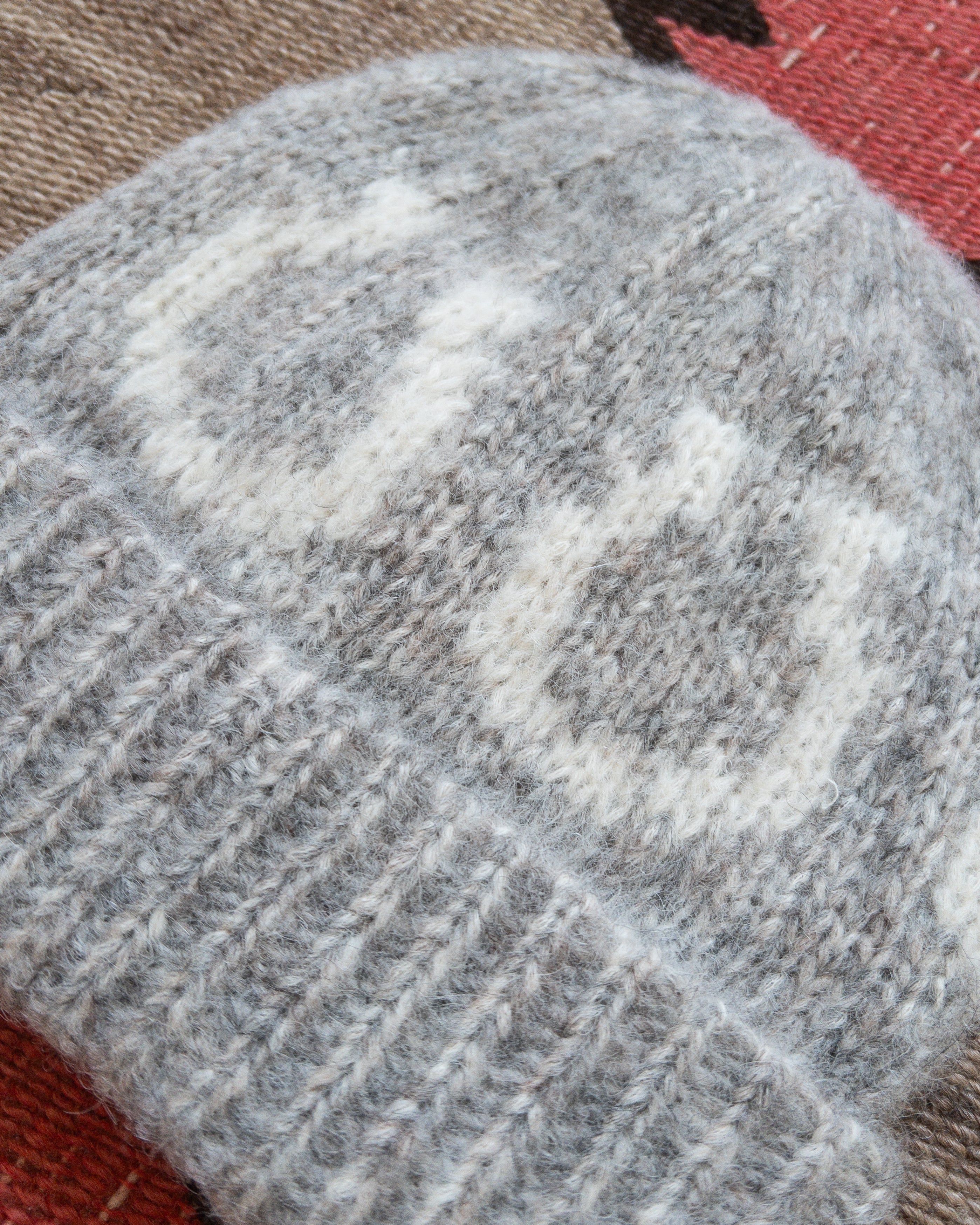 Alpaca Horseshoe Beanie - Seasalt - Image 2