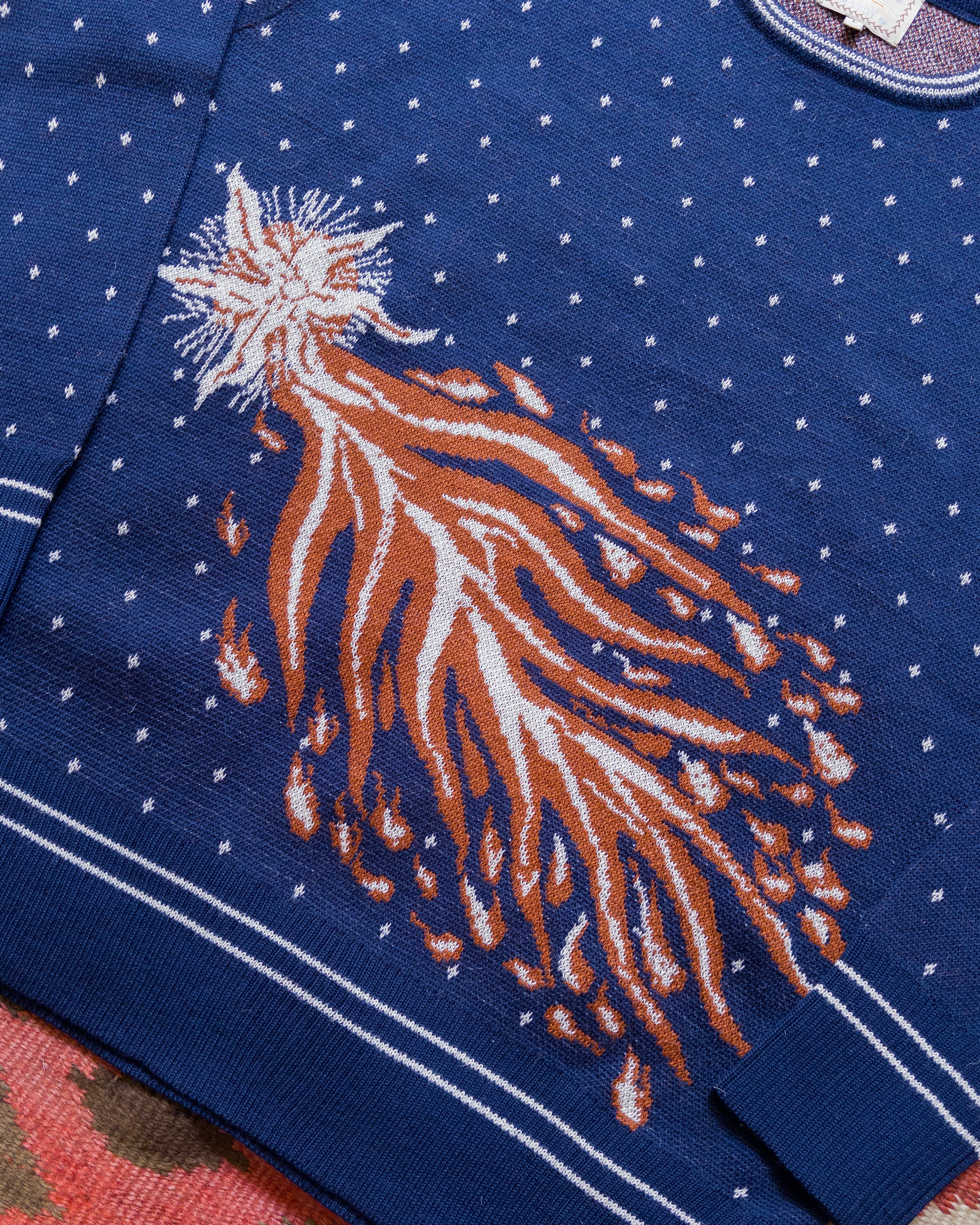 Comet Crewneck Sweater - Navy - Image 2