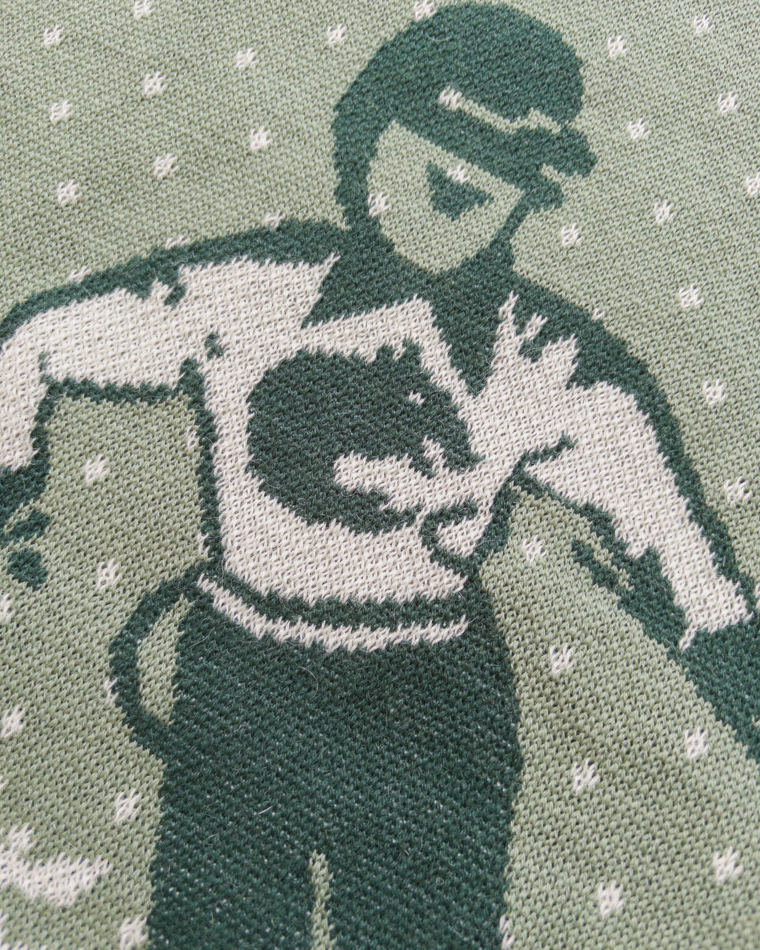 Downhill Crewneck Sweater - Sage - Image 3