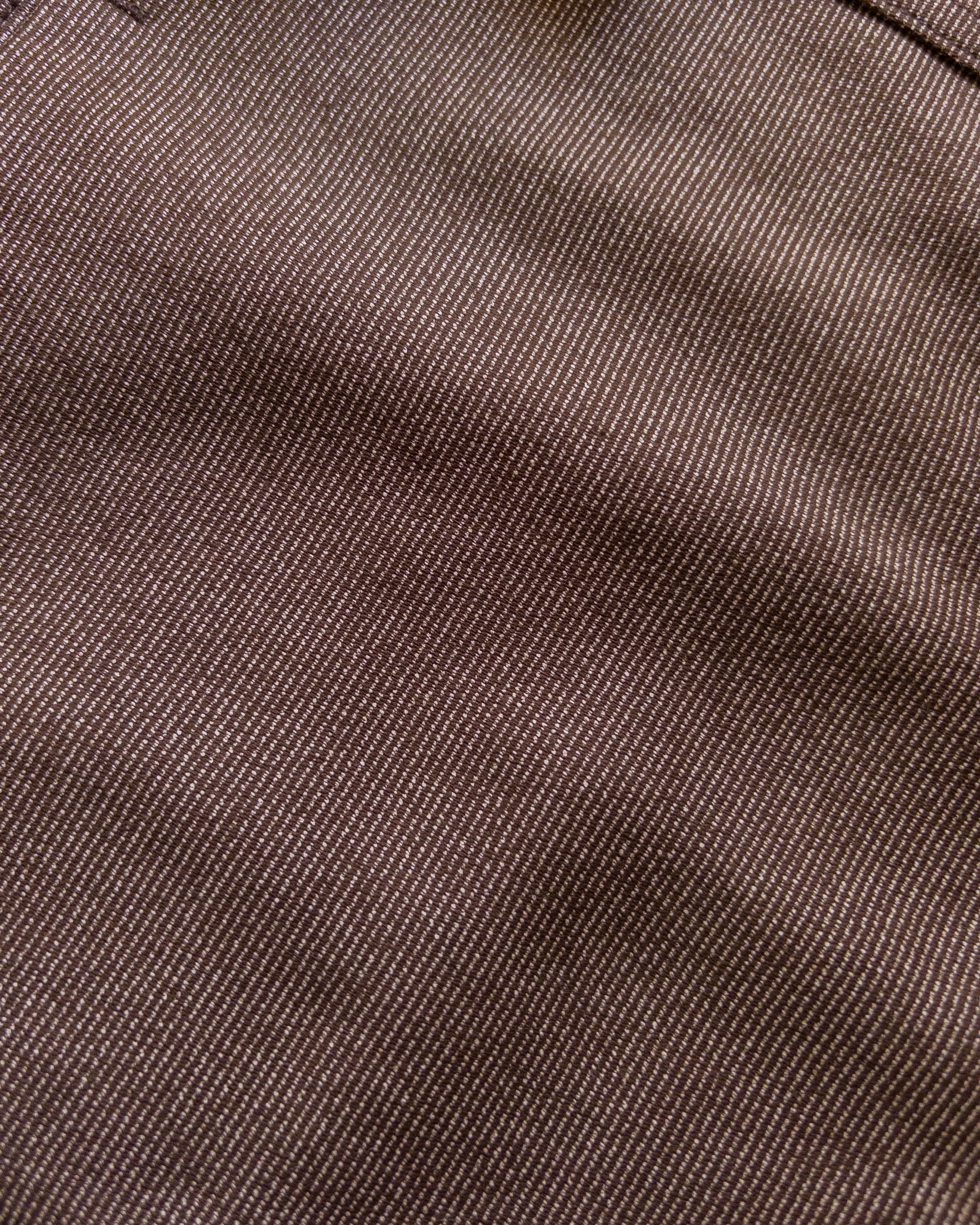 Japanese Wabash Stripe Moleskin Ranch Jacket - Espresso Brown - Image 4