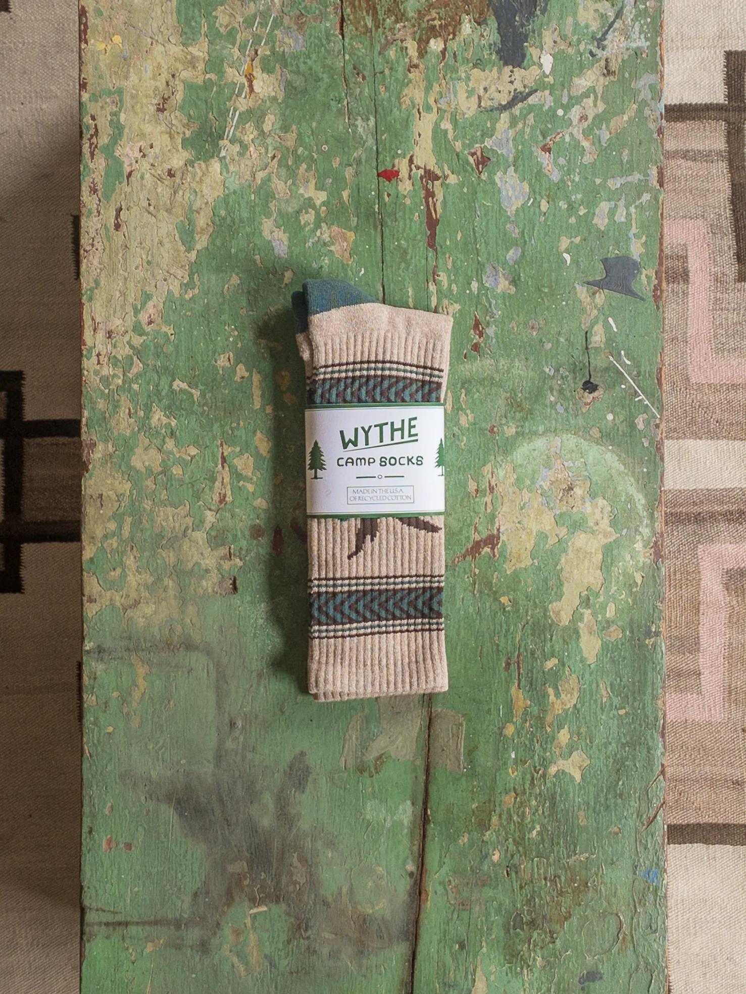 Mallard Flight Recycled Cotton Camp Socks - Image 2