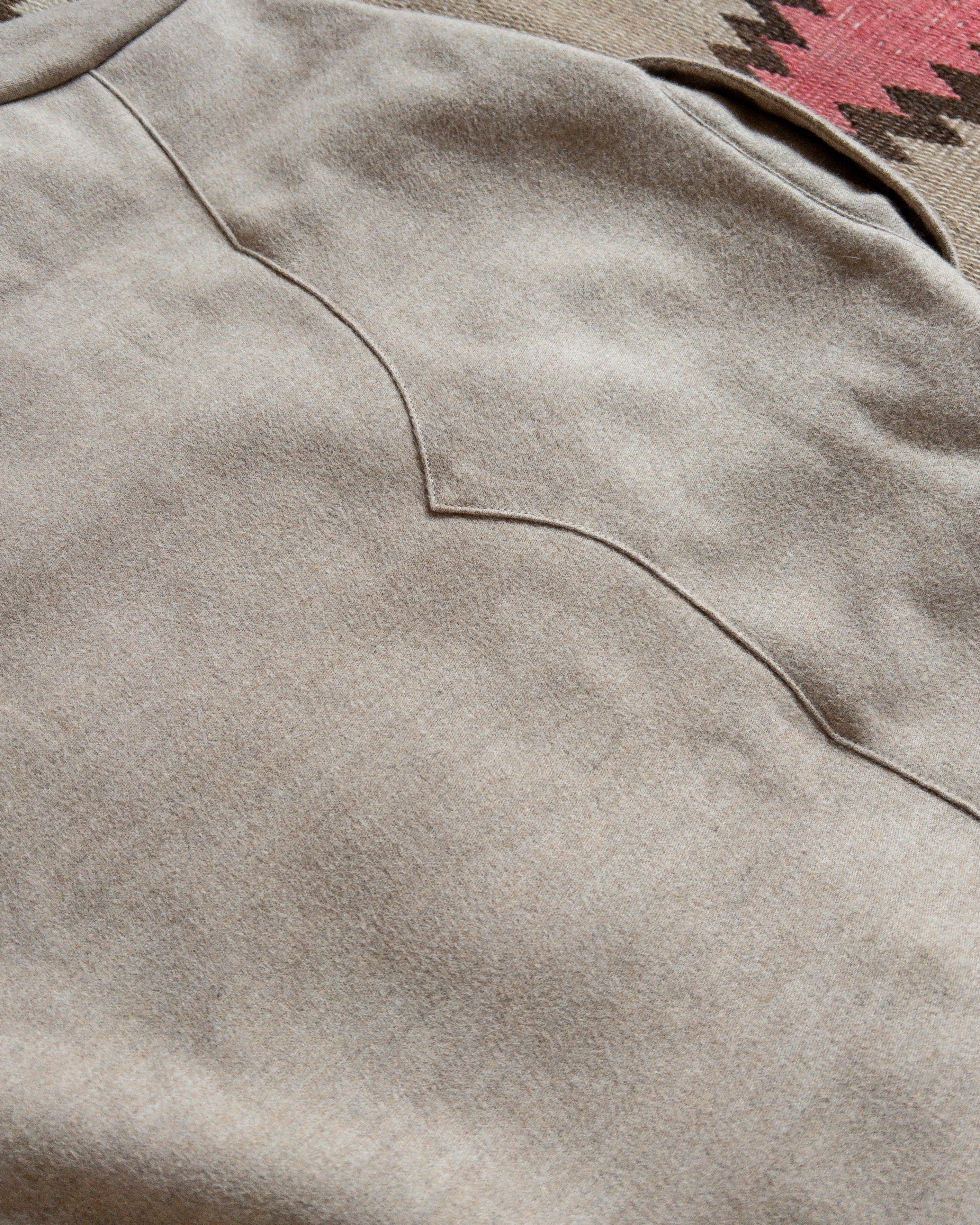 Moleskin Outlaw Shirt - Taupe Melange - Image 5