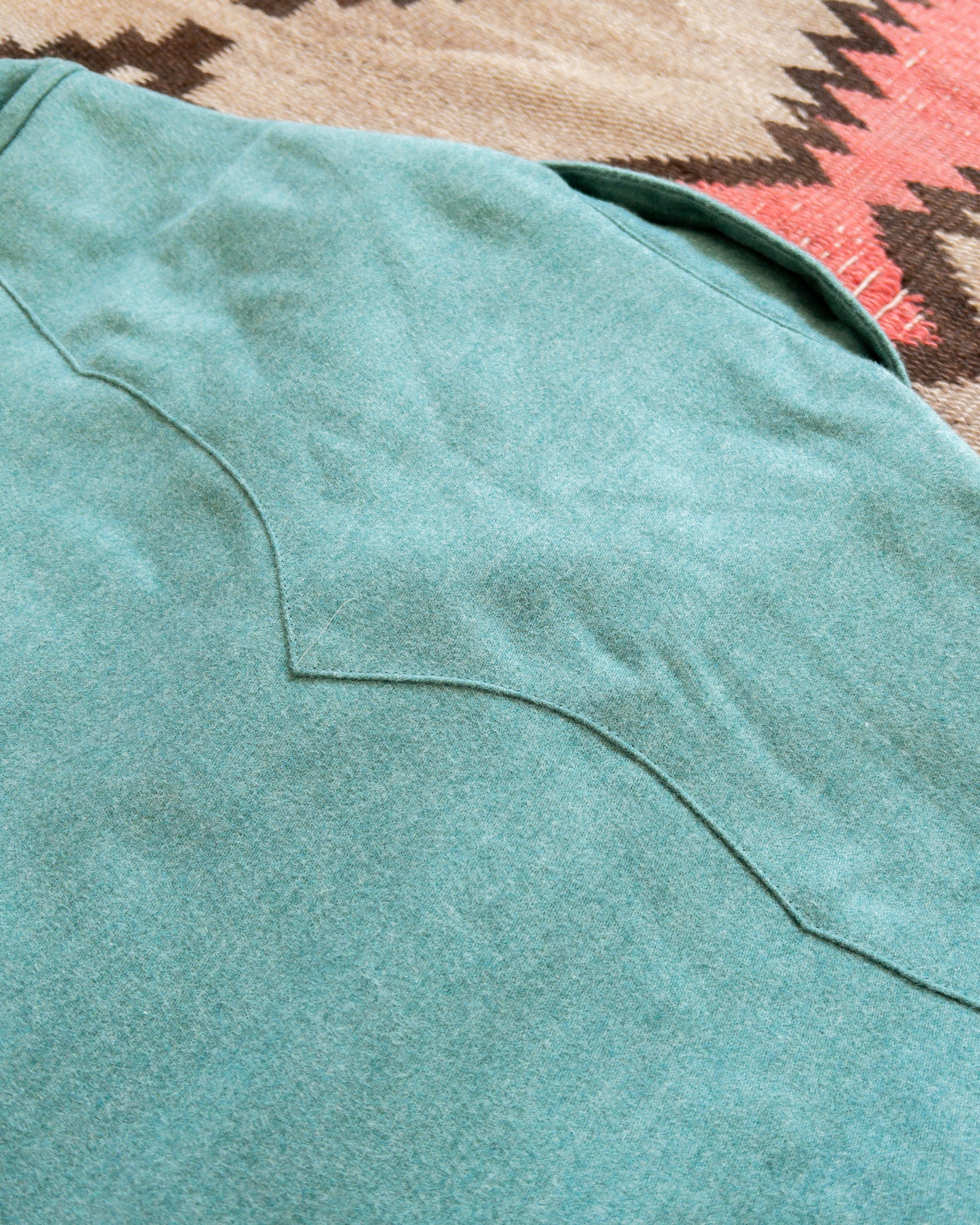 Moleskin Outlaw Shirt - Wintergreen Melange - Image 5