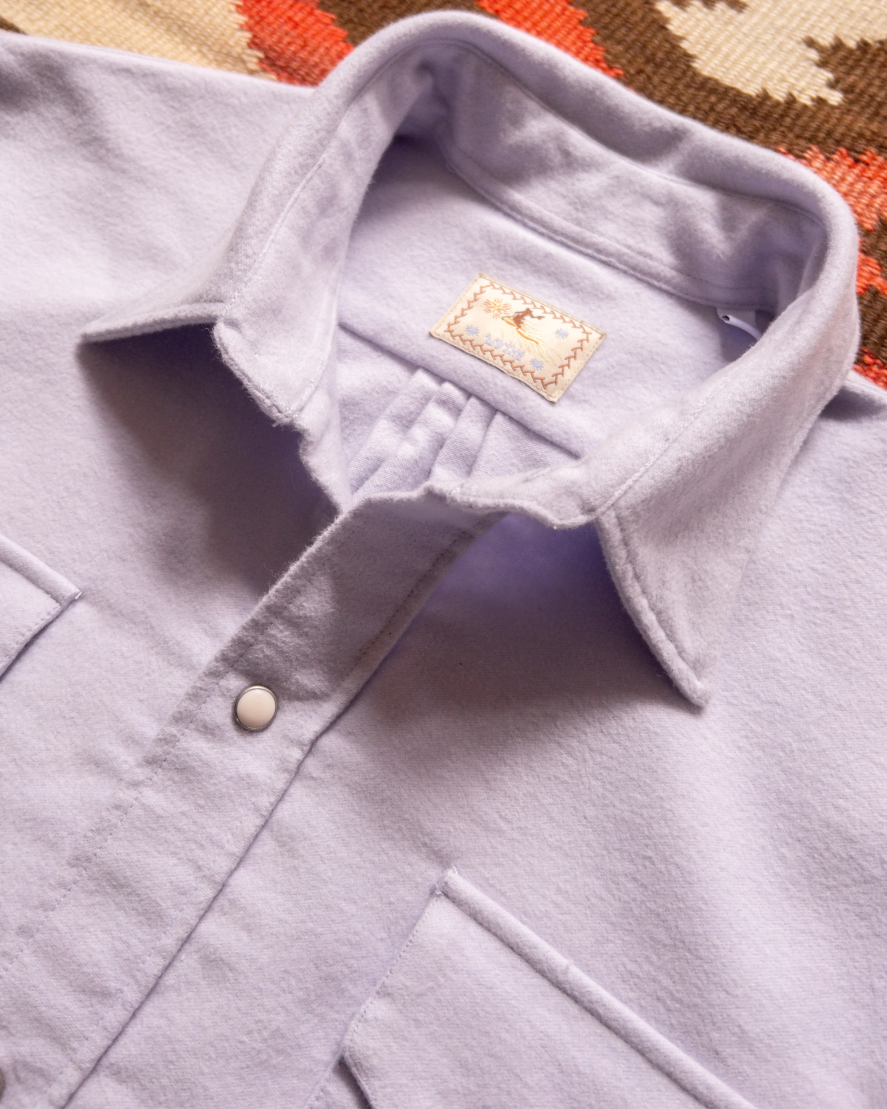 Moleskin Pearlsnap Shirt - Alpenglow - Image 3