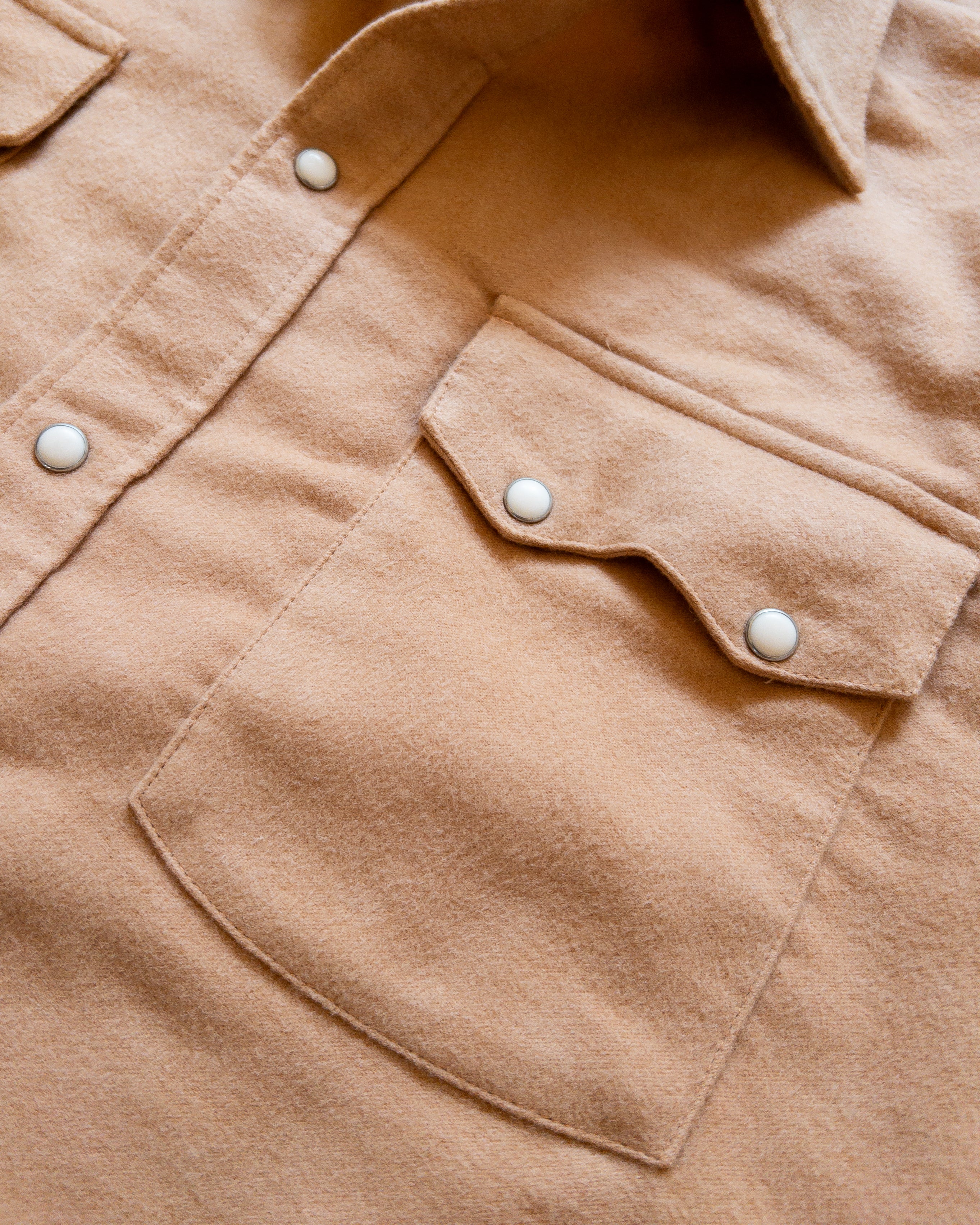 Moleskin Pearlsnap Shirt - Nectar - Image 2