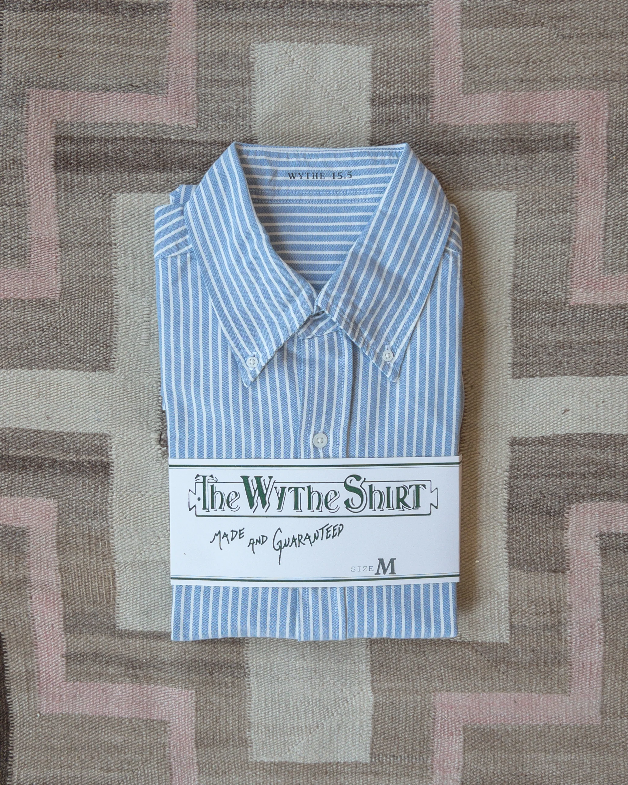 Oxford Cloth Button Down - Blue and White Stripe - Image 2