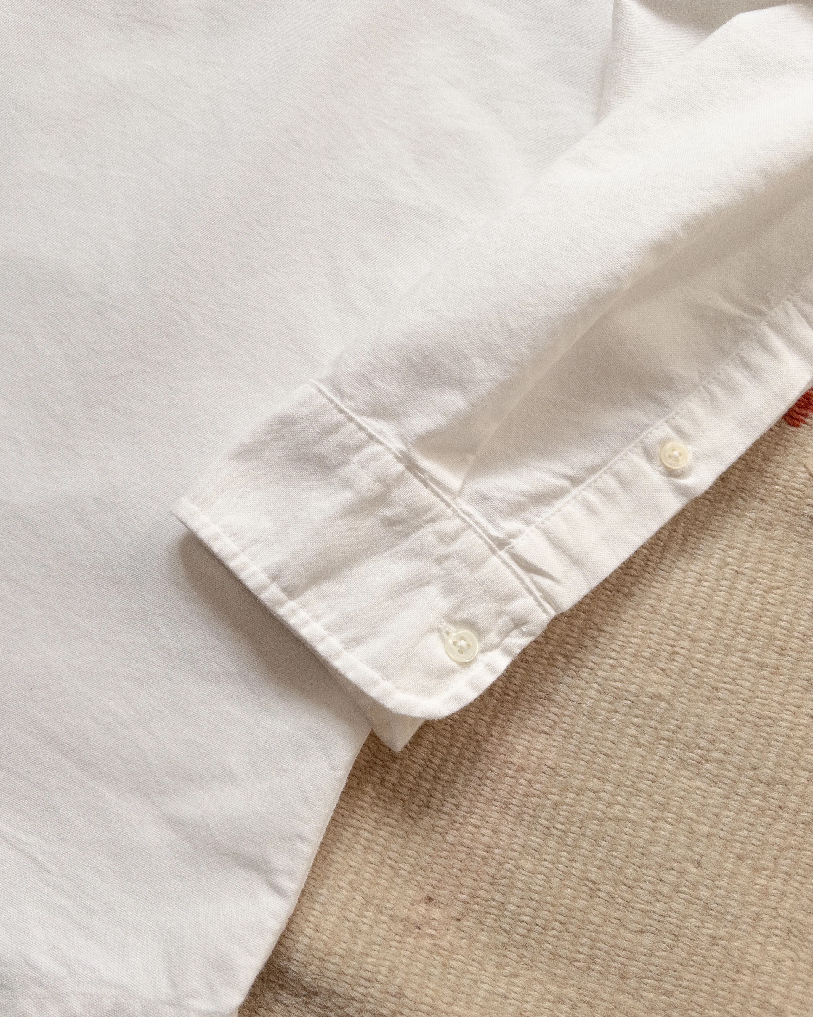 Oxford Cloth Button Down Popover - Classic White - Image 3