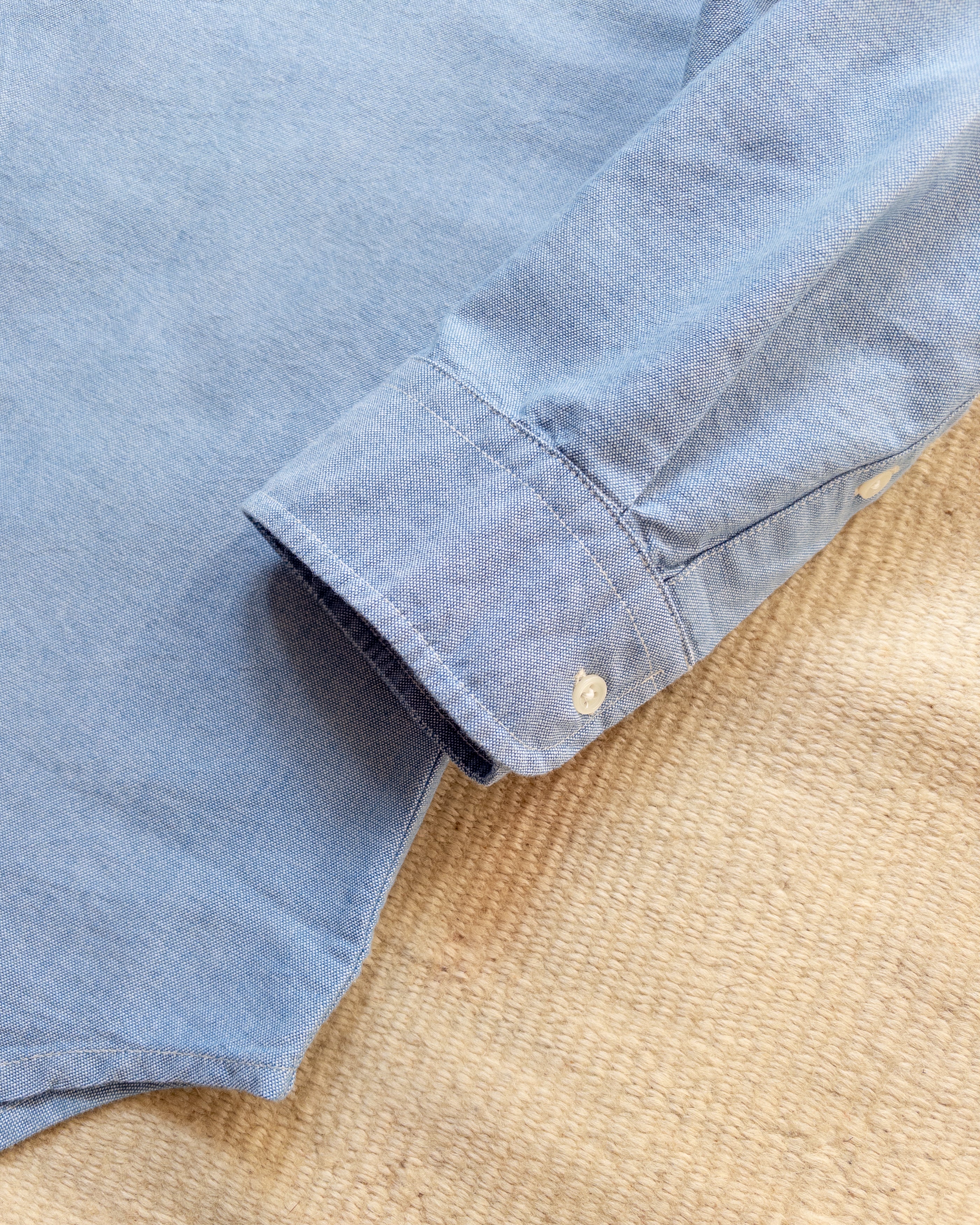 Oxford Cloth Button Down Popover - Vintage Blue - Image 3