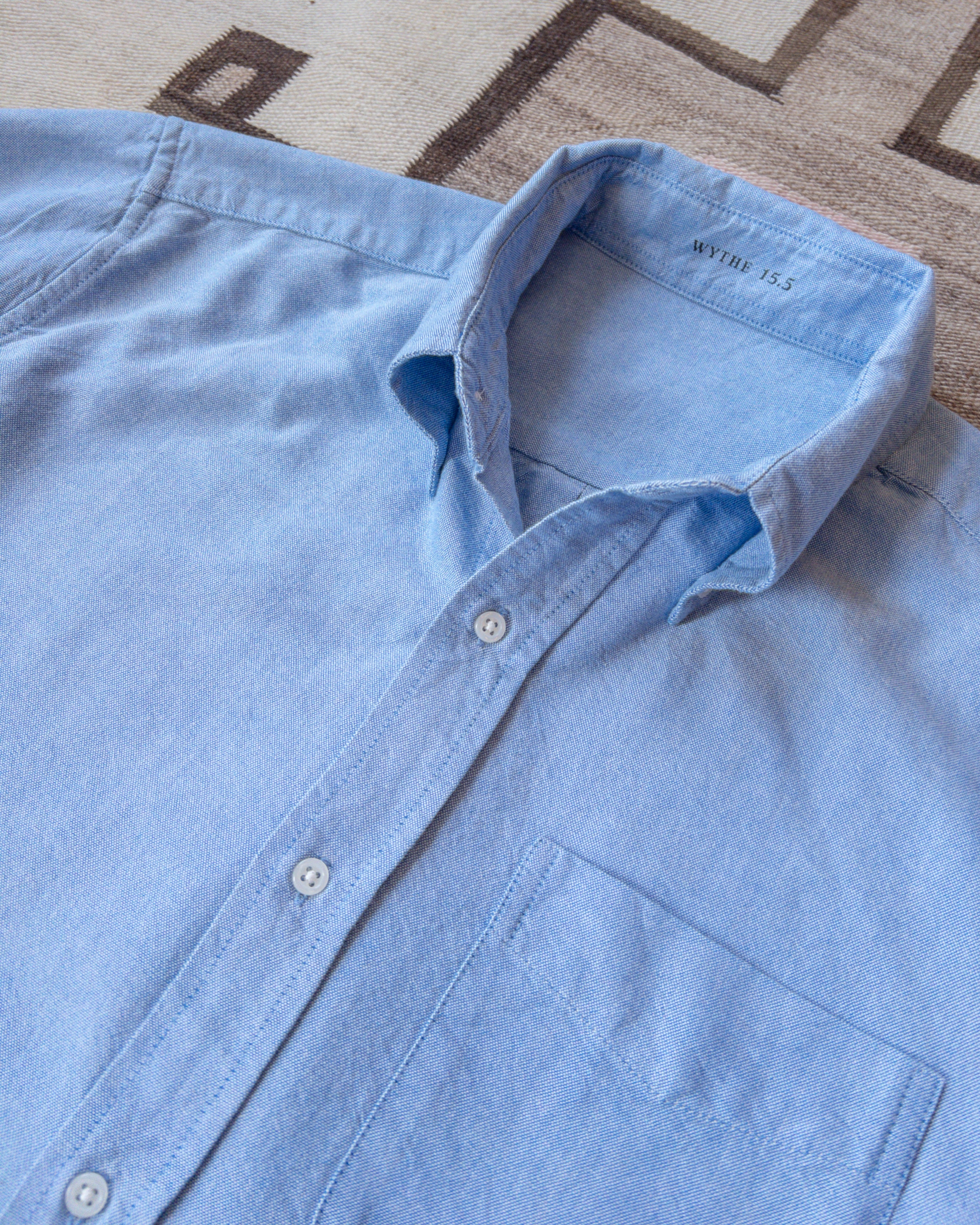 Oxford Cloth Button Down - Vintage Blue - Image 3