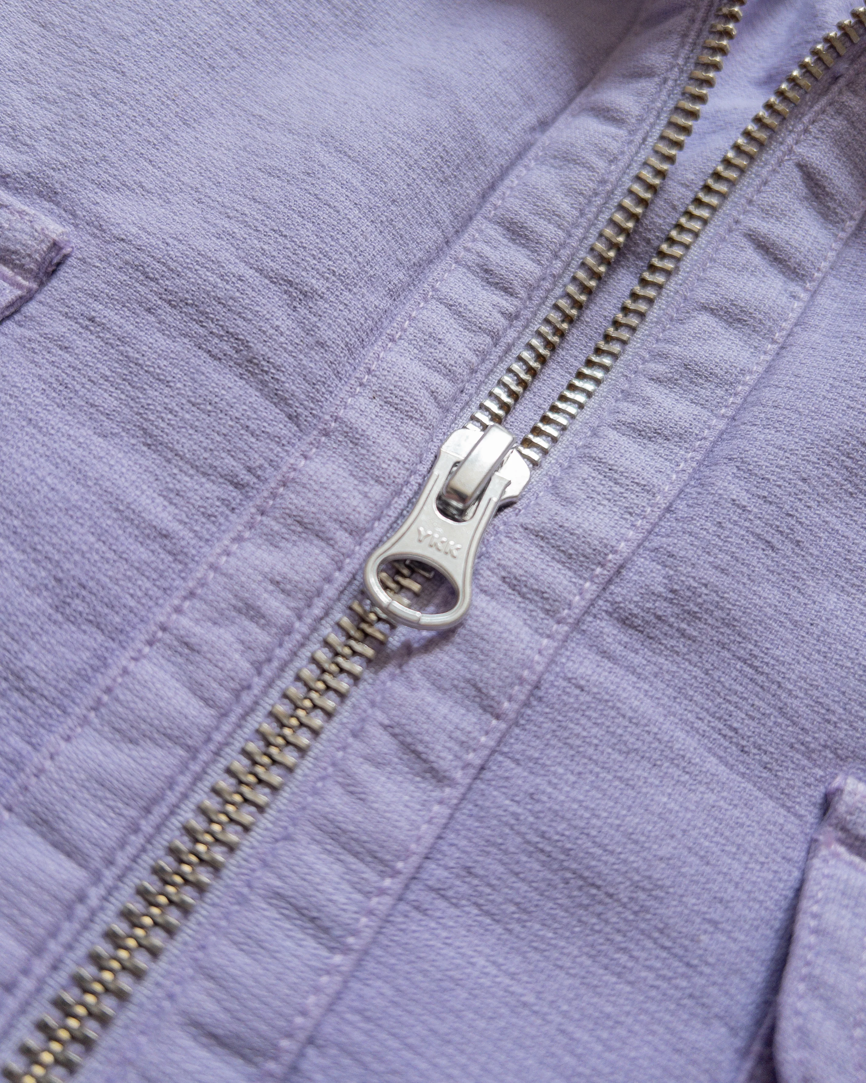 Aertex Half-Zip Shirt - Hazy Purple - Image 4