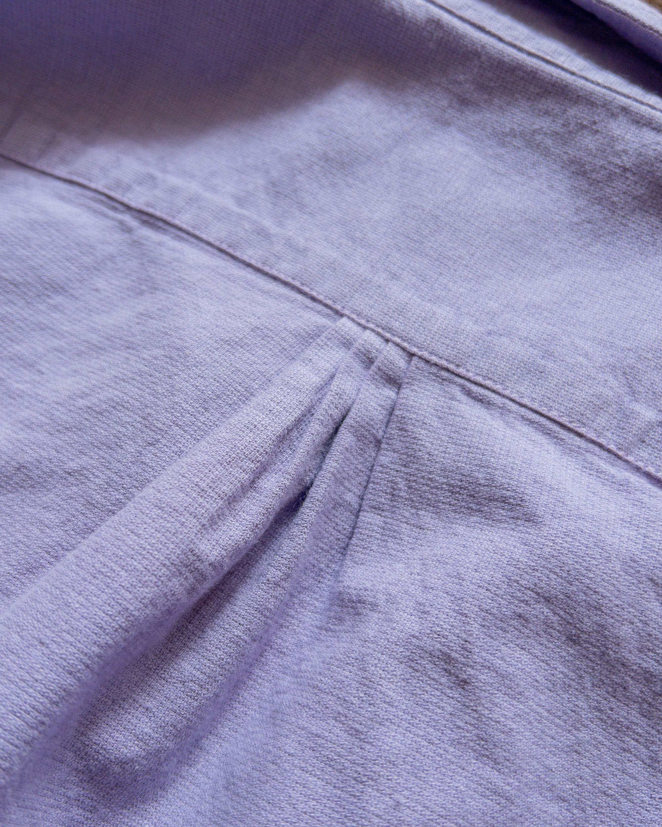 Aertex Half-Zip Shirt - Hazy Purple - Image 6