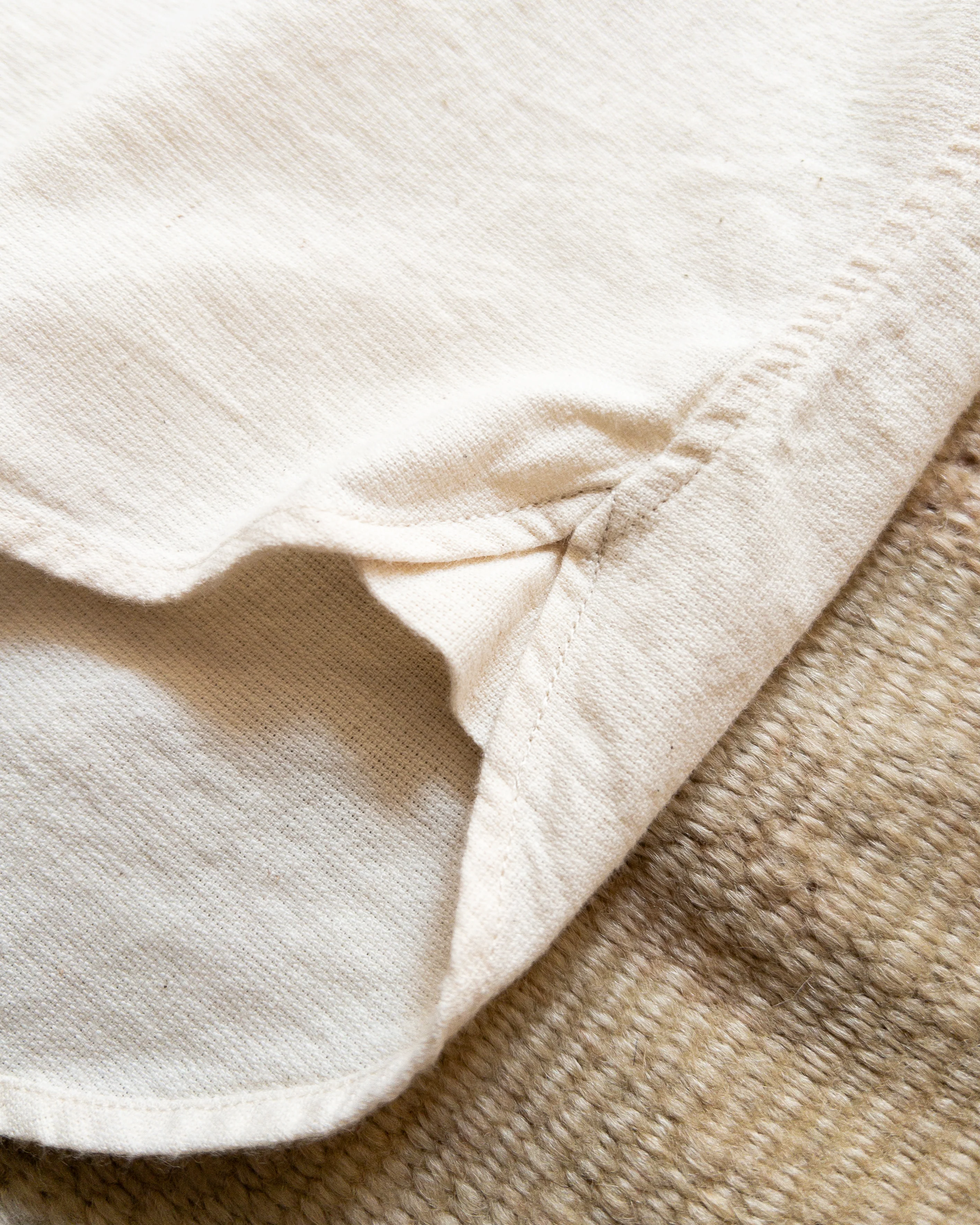 Aertex Half-Zip Shirt - Unbleached - Image 4